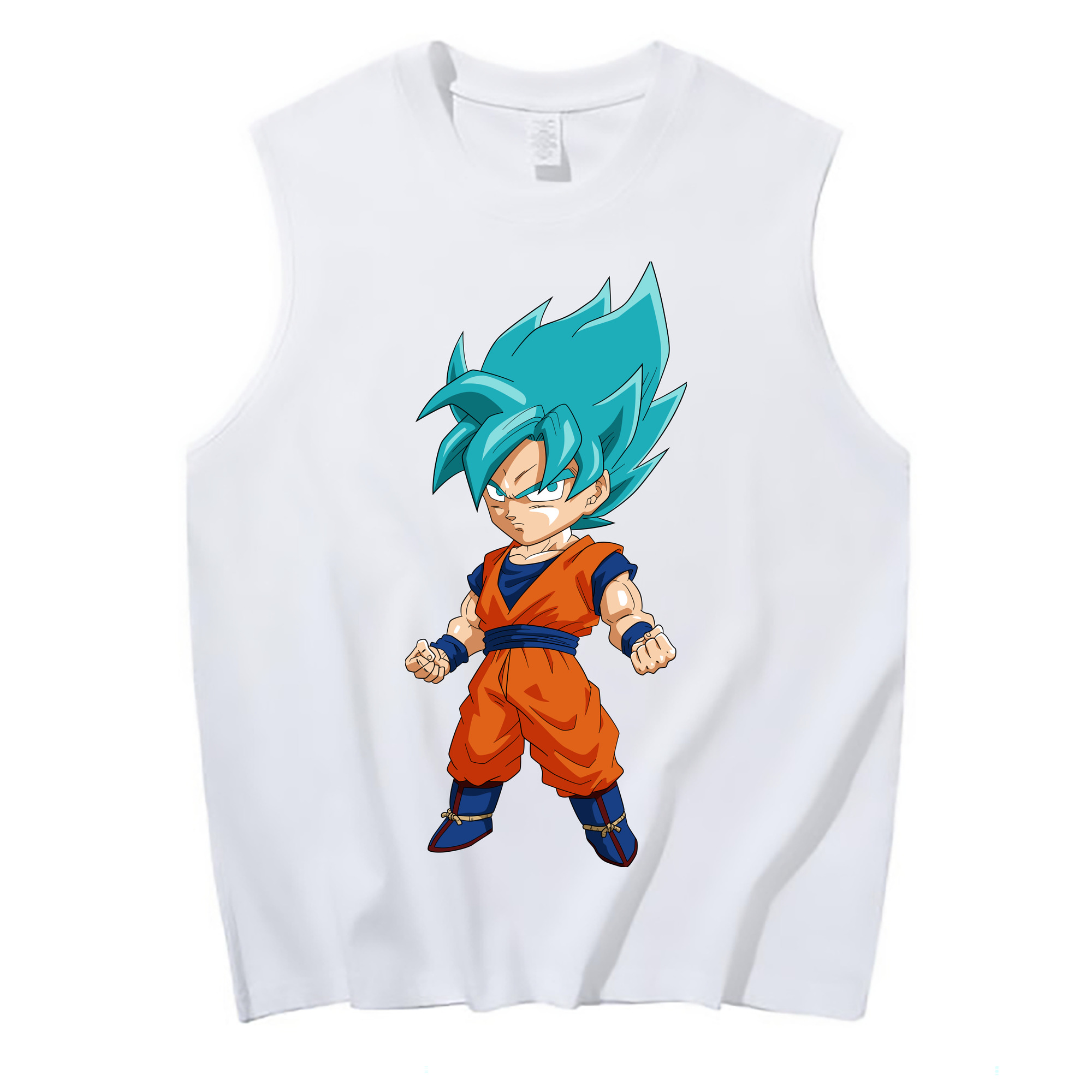 （画像用） ドラゴンボール 孫 悟飯（そんごはん）DRAGON BALL Son Gohan コットン100％タンクトップ（フロントプリント）