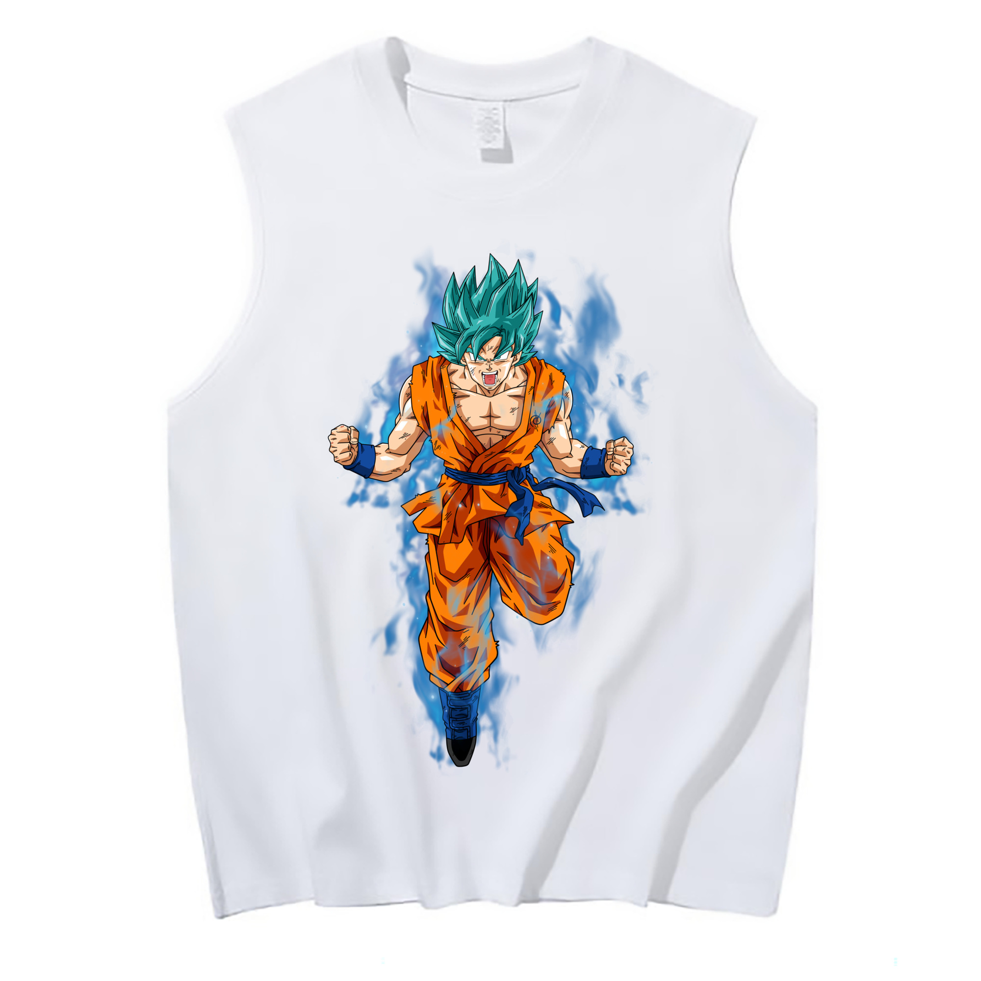 （画像用） ドラゴンボール 孫 悟飯（そんごはん）DRAGON BALL Son Gohan コットン100％タンクトップ（フロントプリント）