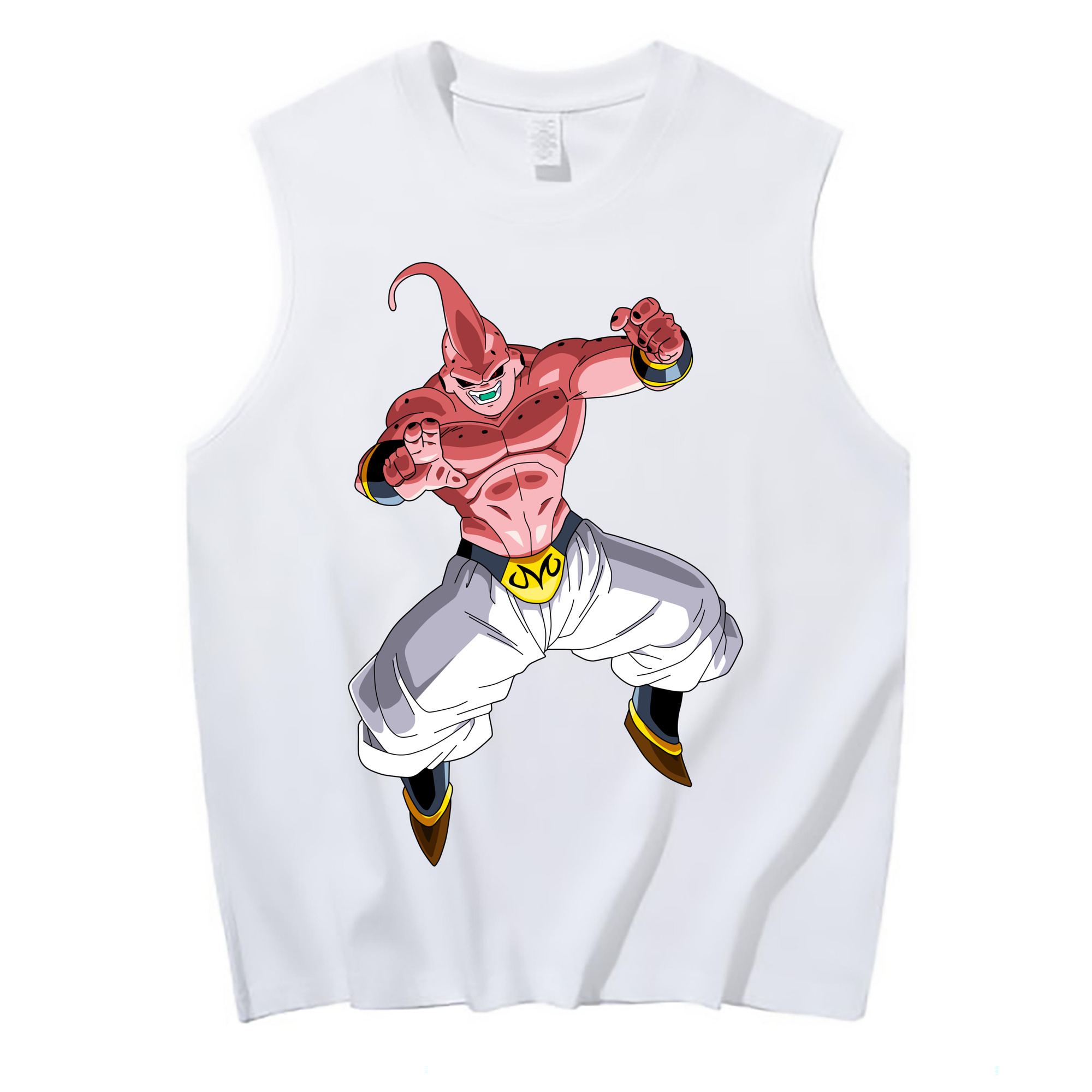 （画像用） ドラゴンボール 魔人ブウ DRAGON BALL Majin Buu コットン100％タンクトップ（フロントプリント）