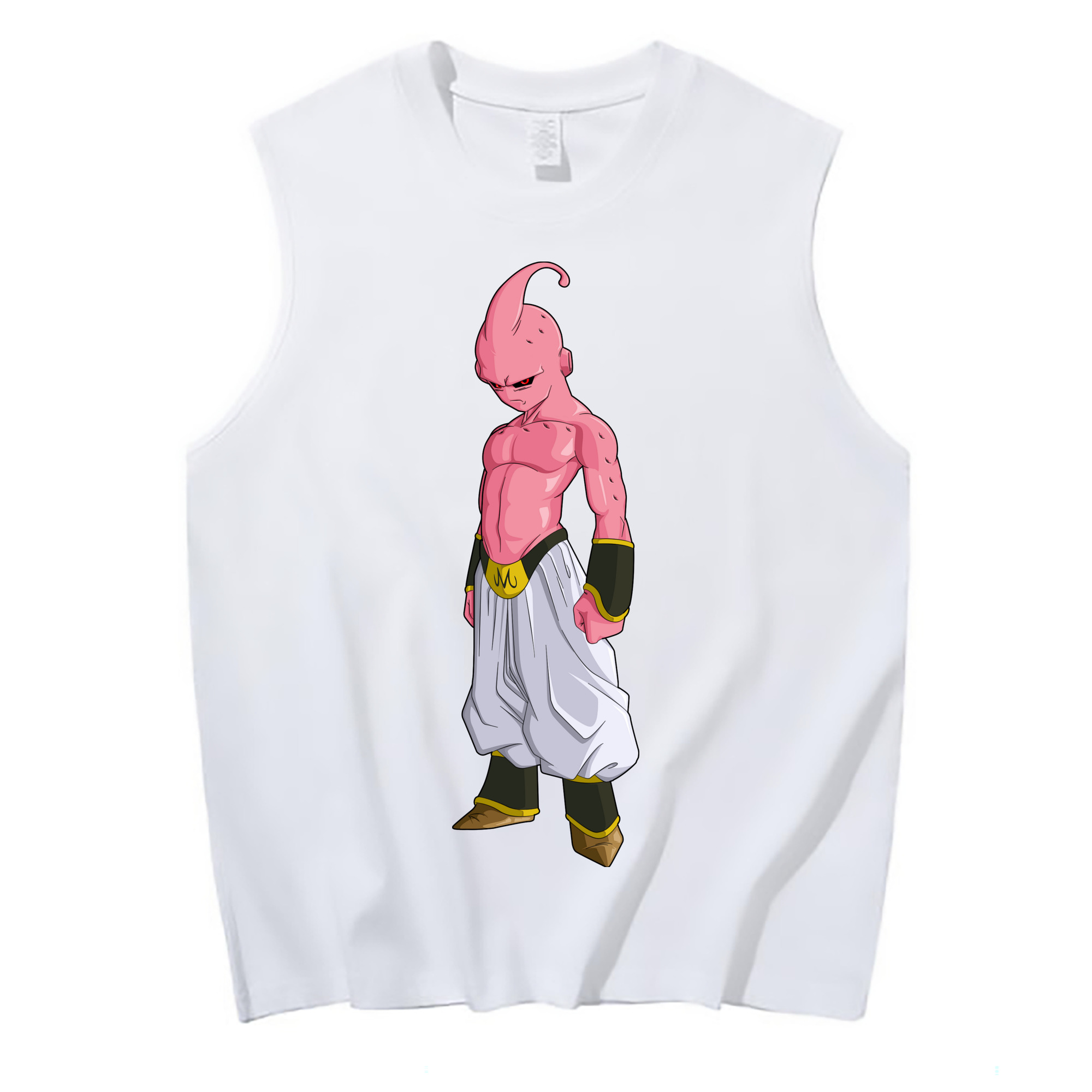 （画像用） ドラゴンボール 魔人ブウ DRAGON BALL Majin Buu コットン100％タンクトップ（フロントプリント）