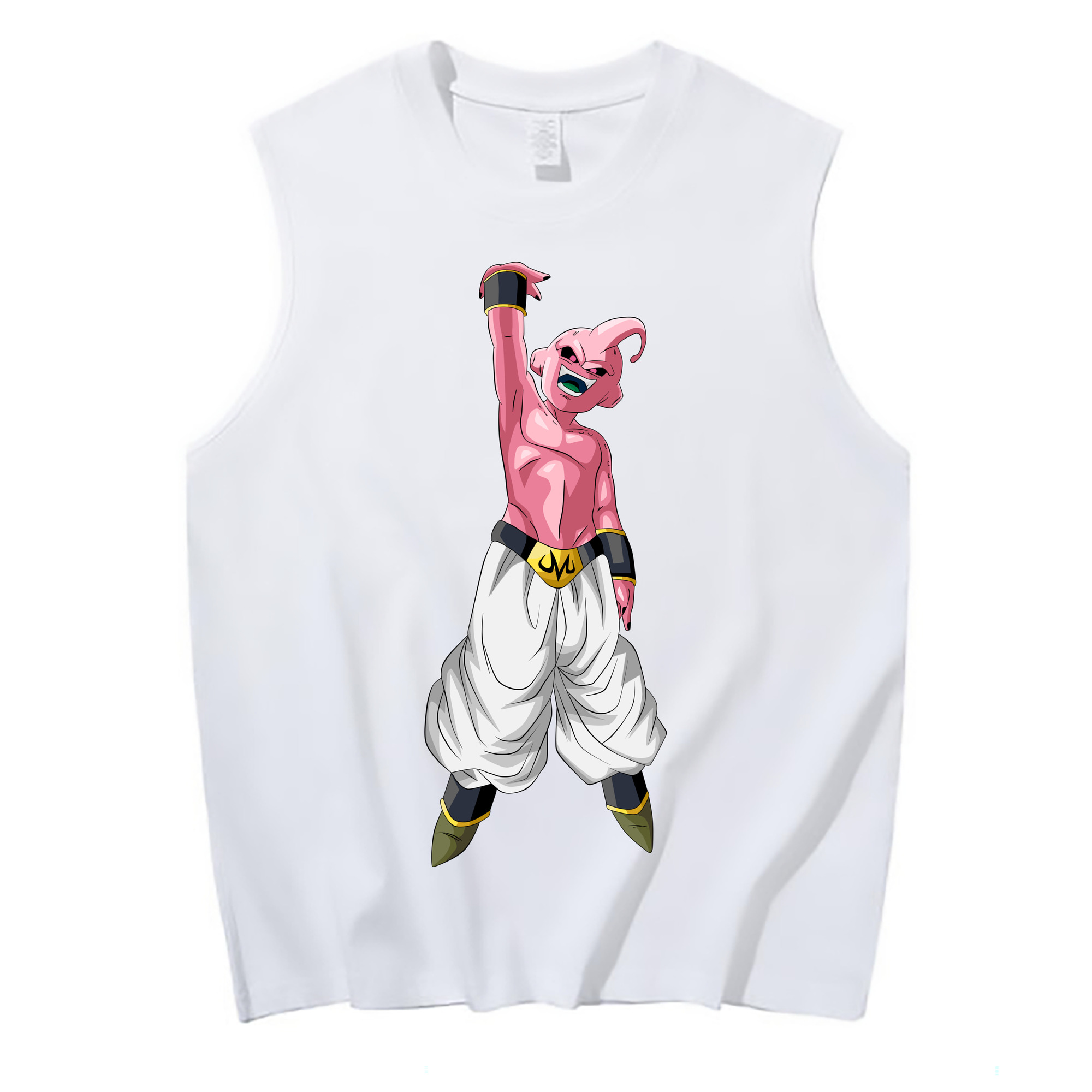 （画像用） ドラゴンボール 魔人ブウ DRAGON BALL Majin Buu コットン100％タンクトップ（フロントプリント）