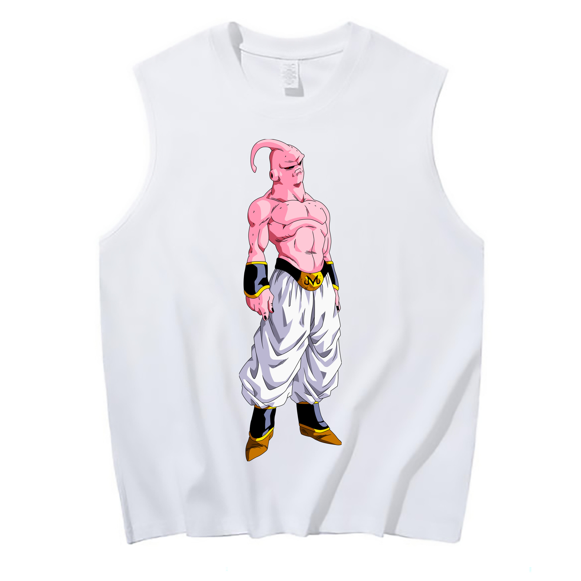 （画像用） ドラゴンボール 魔人ブウ DRAGON BALL Majin Buu コットン100％タンクトップ（フロントプリント）