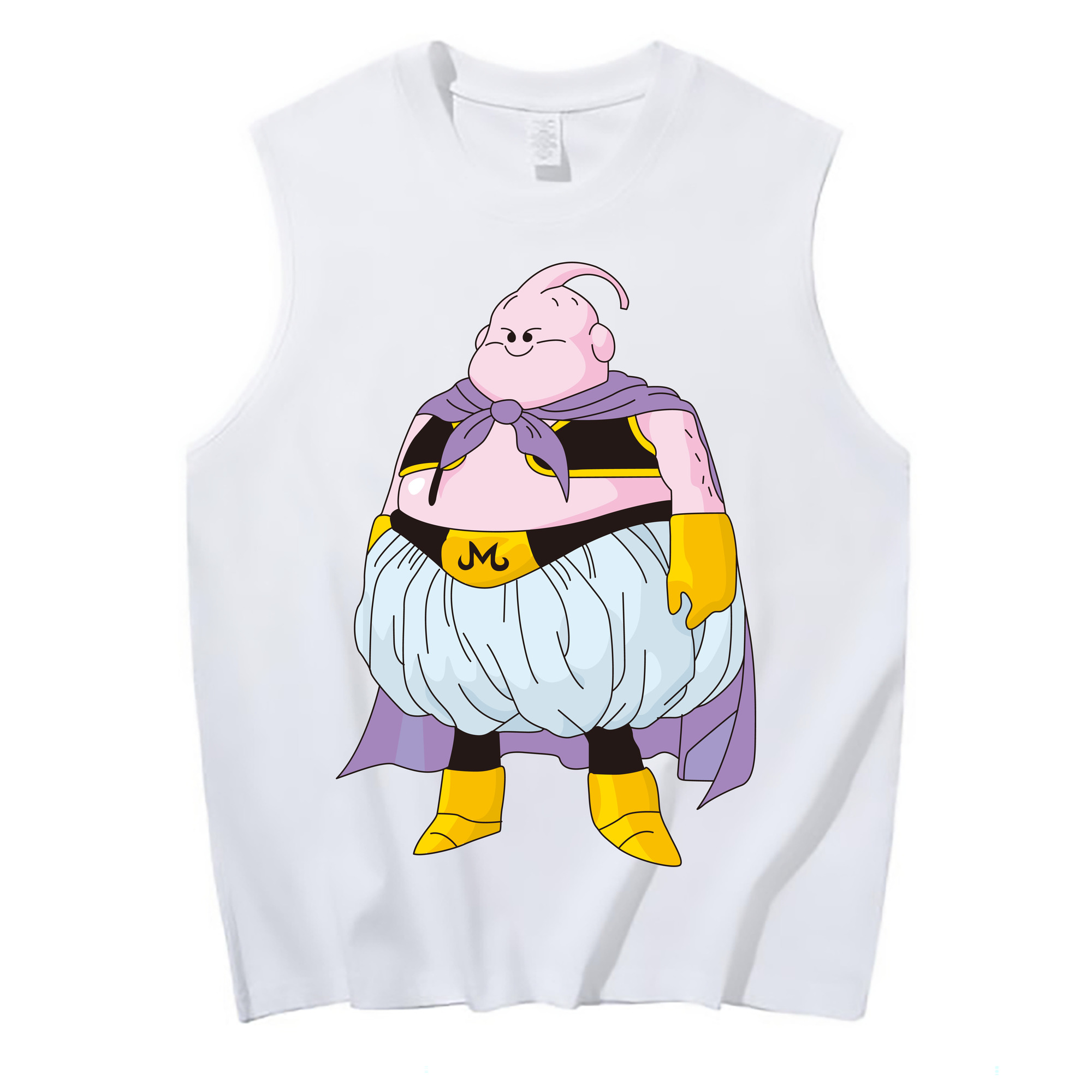 （画像用） ドラゴンボール 魔人ブウ DRAGON BALL Majin Buu コットン100％タンクトップ（フロントプリント）