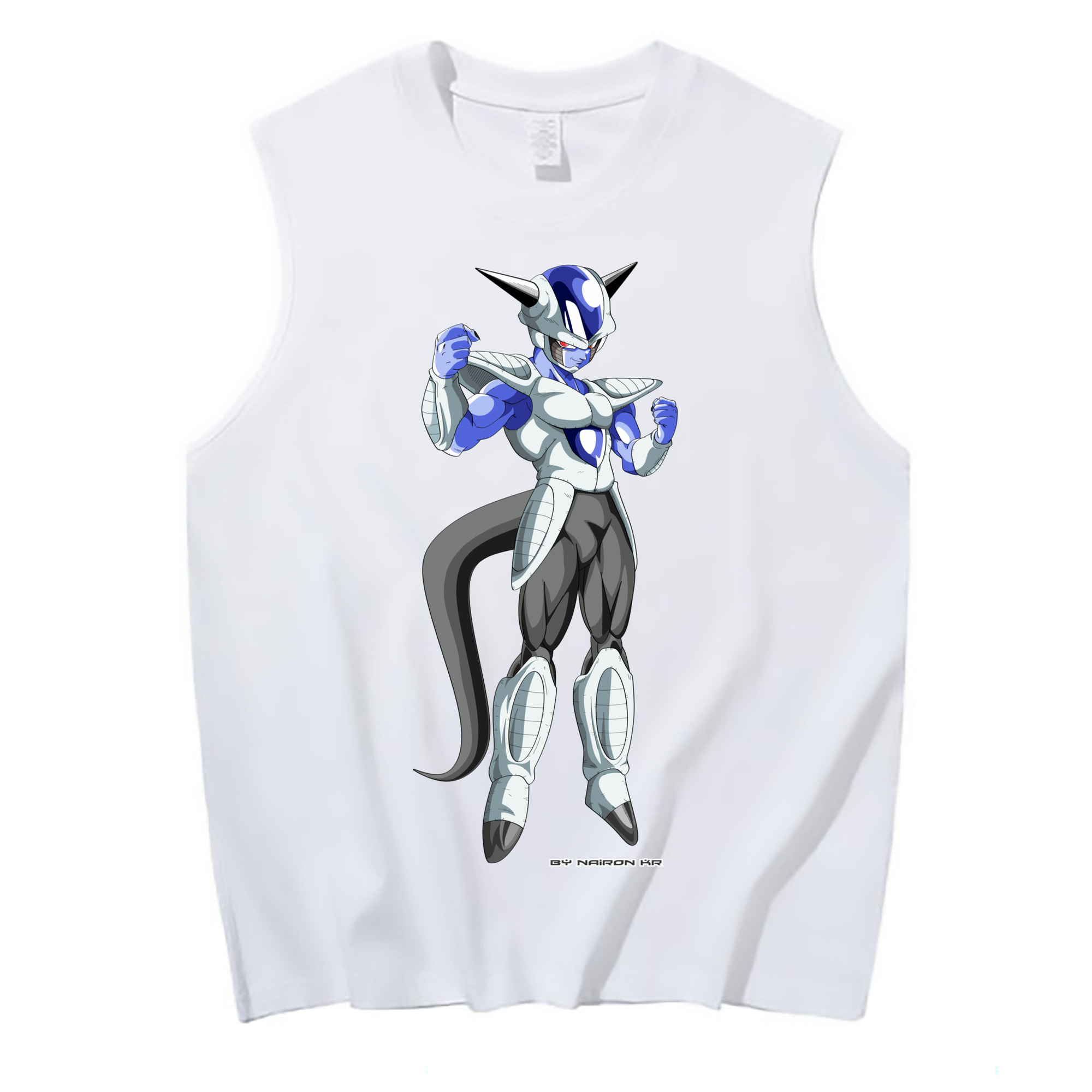 （画像用） ドラゴンボール フリーザ DRAGON BALL Frieza コットン100％タンクトップ（フロントプリント）