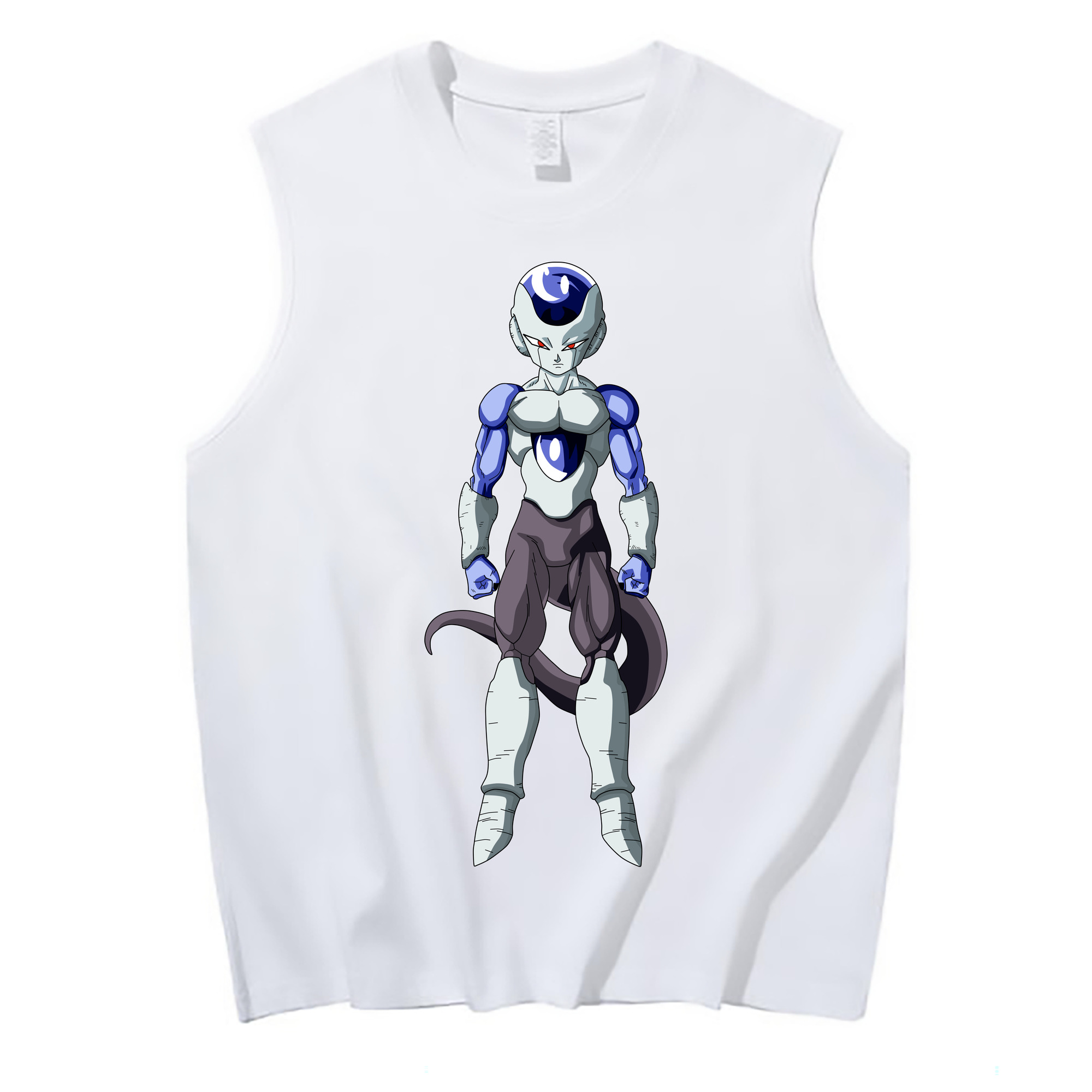 （画像用） ドラゴンボール フリーザ DRAGON BALL Frieza コットン100％タンクトップ（フロントプリント）