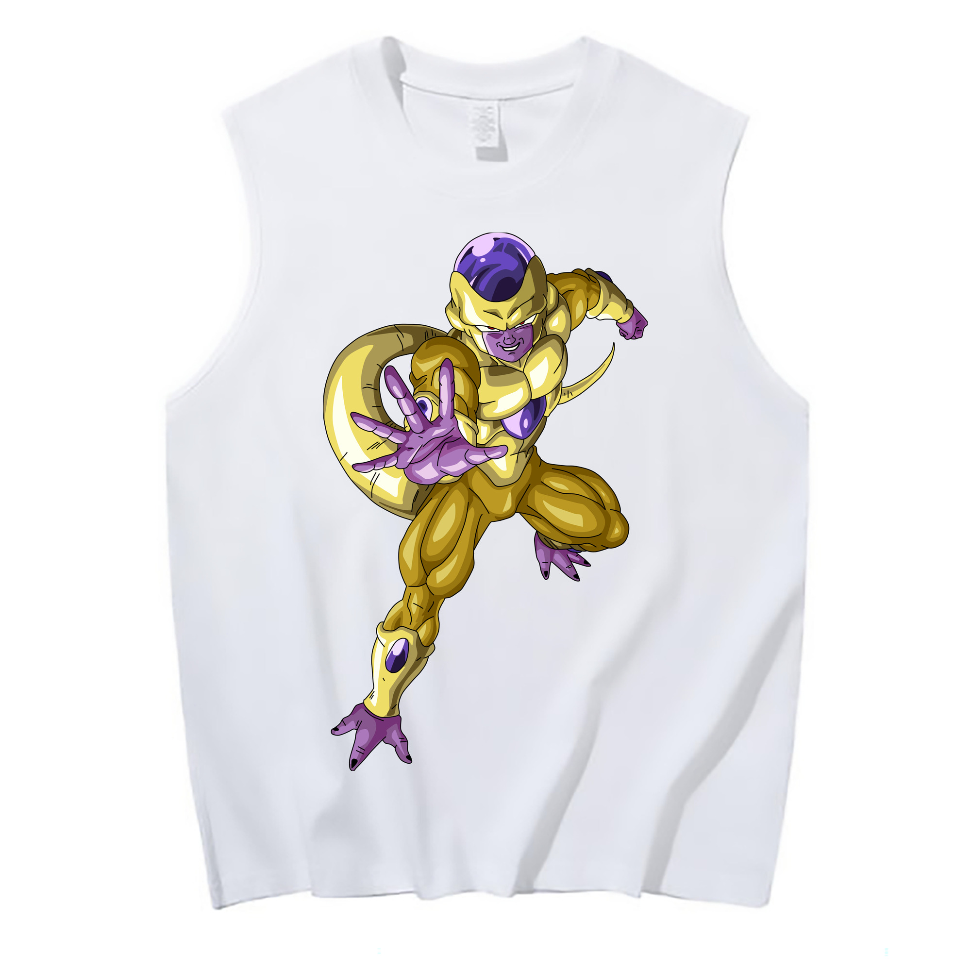 （画像用） ドラゴンボール フリーザ DRAGON BALL Frieza コットン100％タンクトップ（フロントプリント）