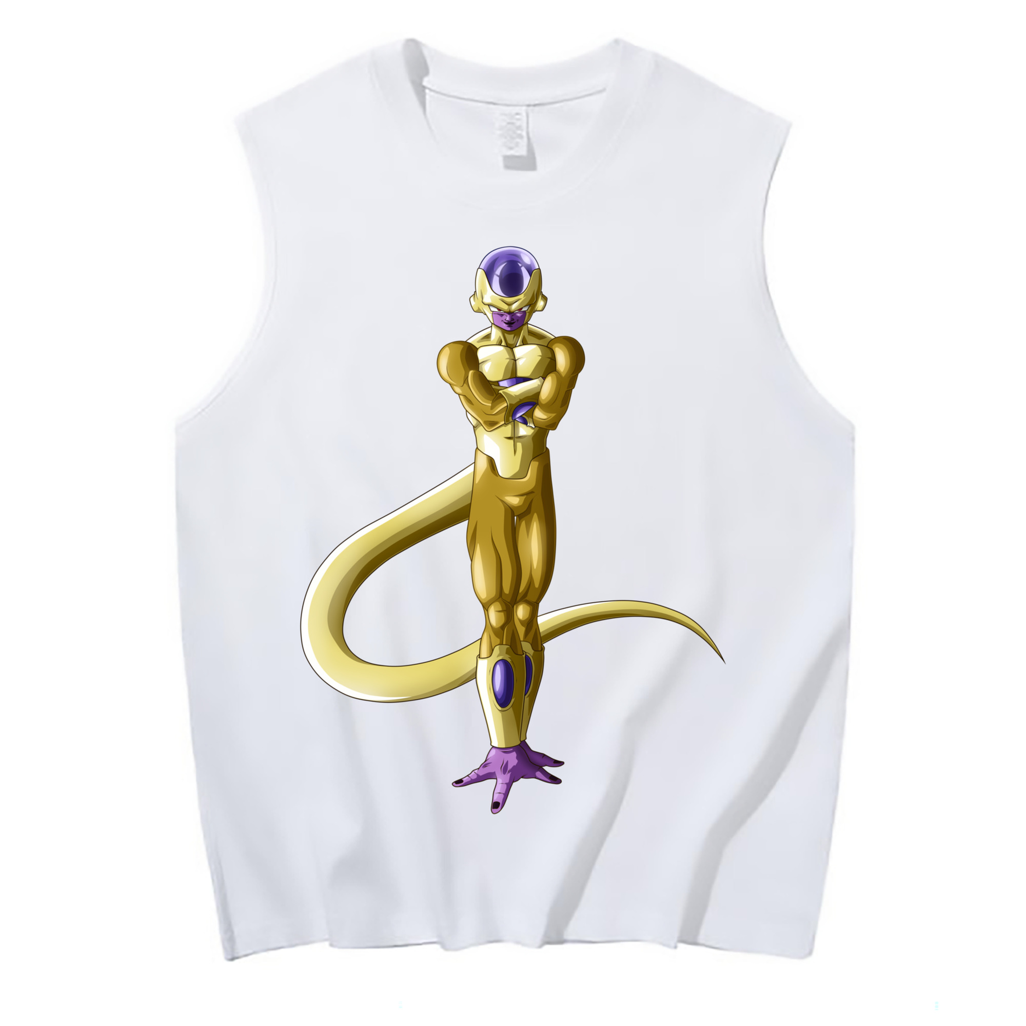 （画像用） ドラゴンボール フリーザ DRAGON BALL Frieza コットン100％タンクトップ（フロントプリント）