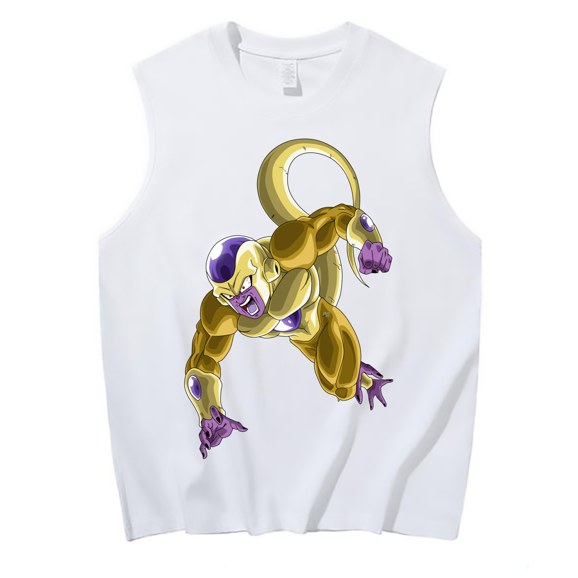 （画像用） ドラゴンボール フリーザ DRAGON BALL Frieza コットン100％タンクトップ（フロントプリント）