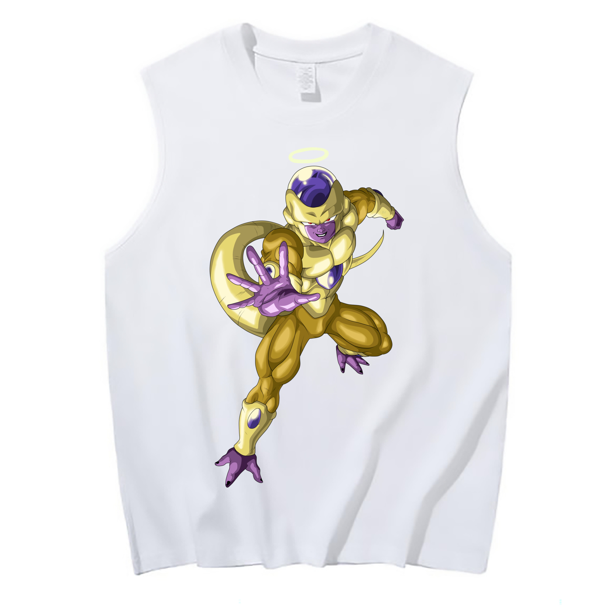 （画像用） ドラゴンボール フリーザ DRAGON BALL Frieza コットン100％タンクトップ（フロントプリント）