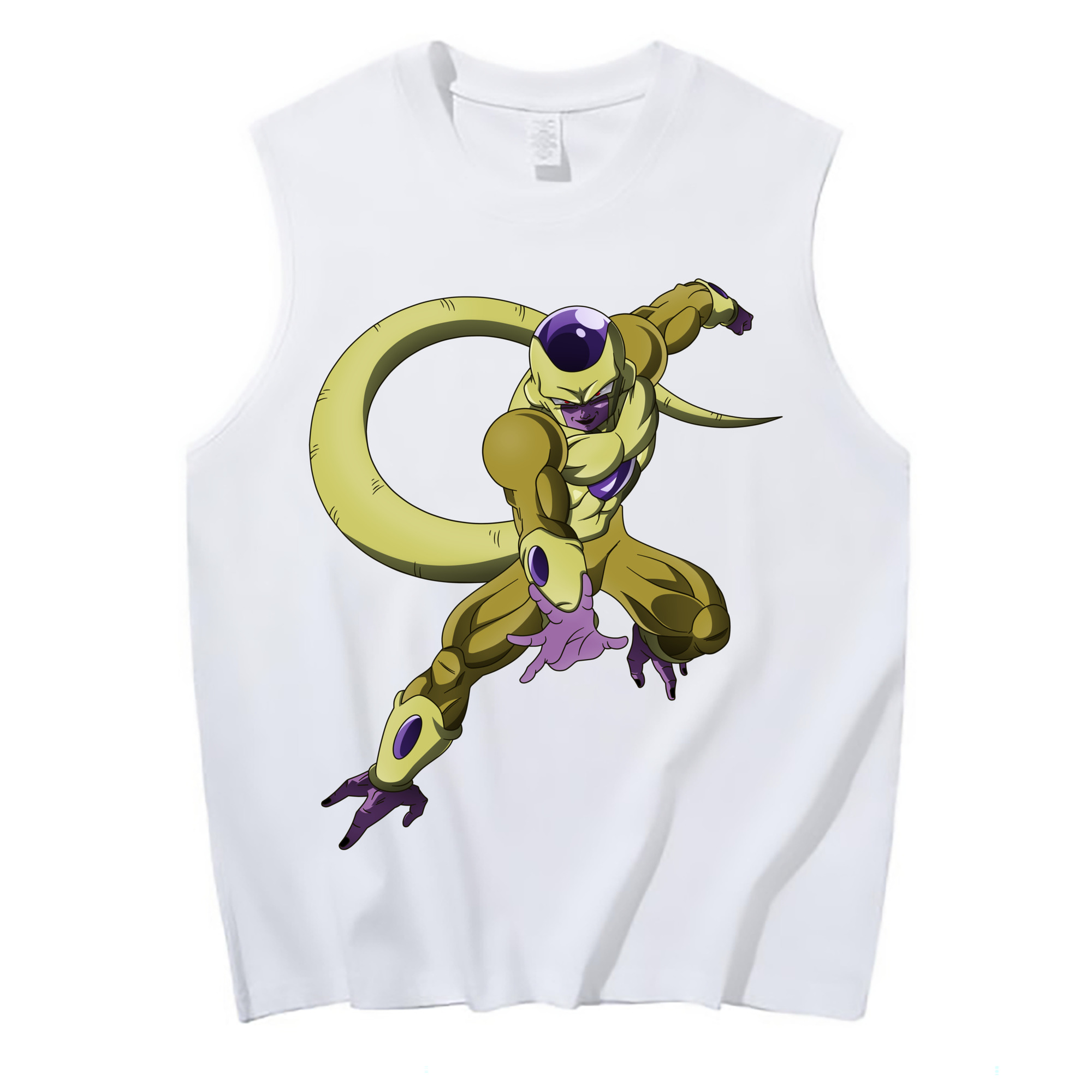 （画像用） ドラゴンボール フリーザ DRAGON BALL Frieza コットン100％タンクトップ（フロントプリント）