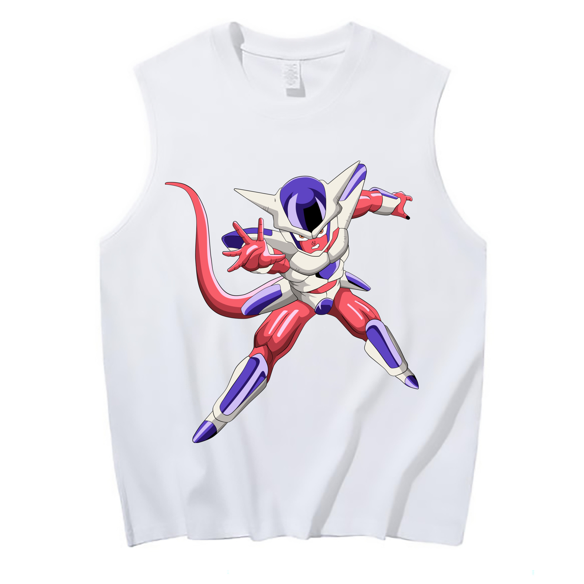 （画像用） ドラゴンボール フリーザ DRAGON BALL Frieza コットン100％タンクトップ（フロントプリント）