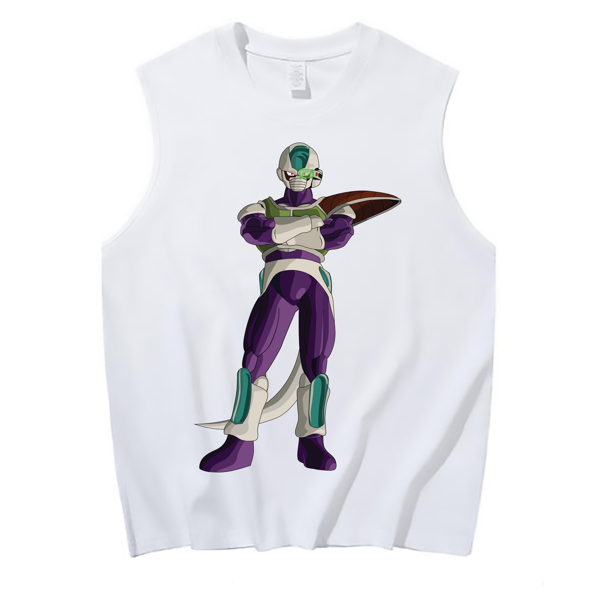 （画像用） ドラゴンボール フリーザ DRAGON BALL Frieza コットン100％タンクトップ（フロントプリント）