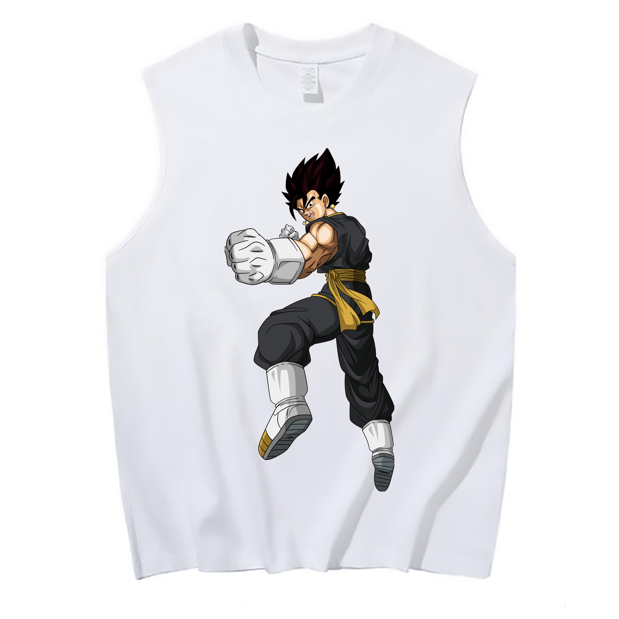 （画像用） ドラゴンボール ベジット DRAGON BALL Vegetto コットン100％タンクトップ（フロントプリント）