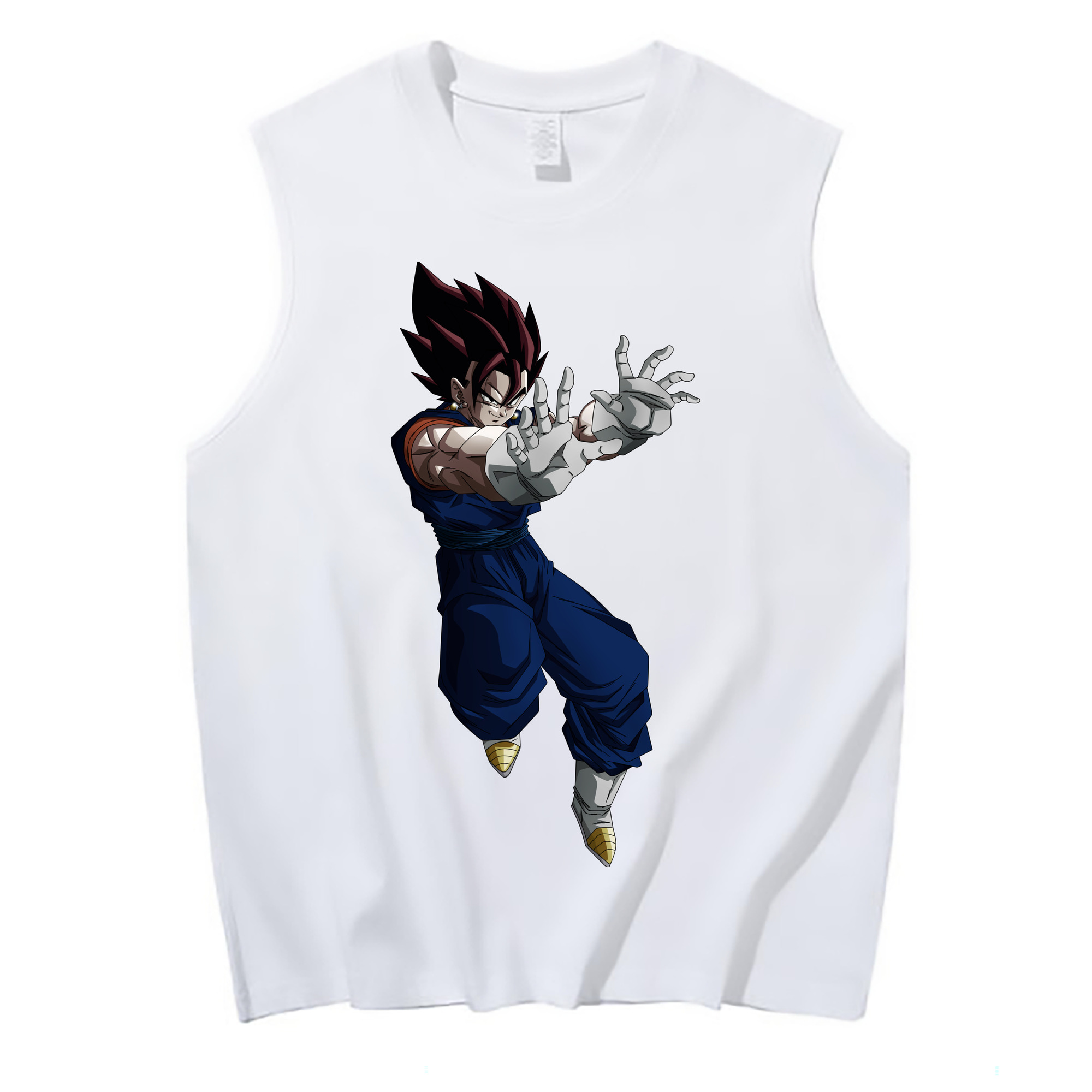 （画像用） ドラゴンボール ベジット DRAGON BALL Vegetto コットン100％タンクトップ（フロントプリント）