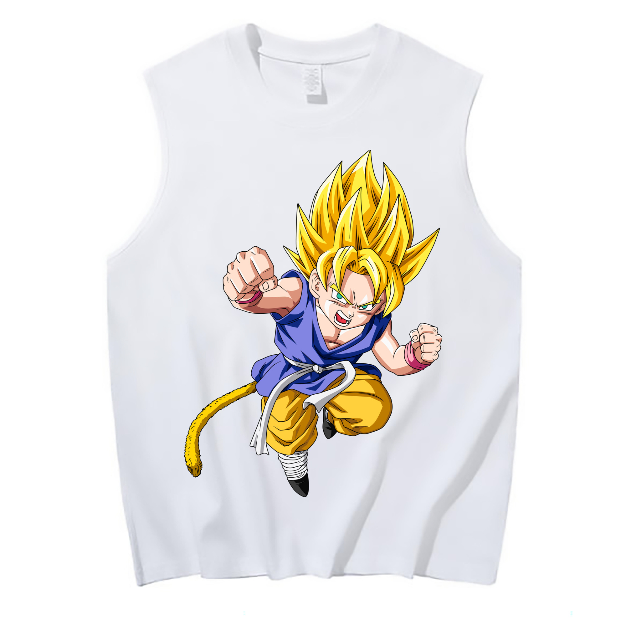 （画像用） ドラゴンボール ベジット DRAGON BALL Vegetto コットン100％タンクトップ（フロントプリント）