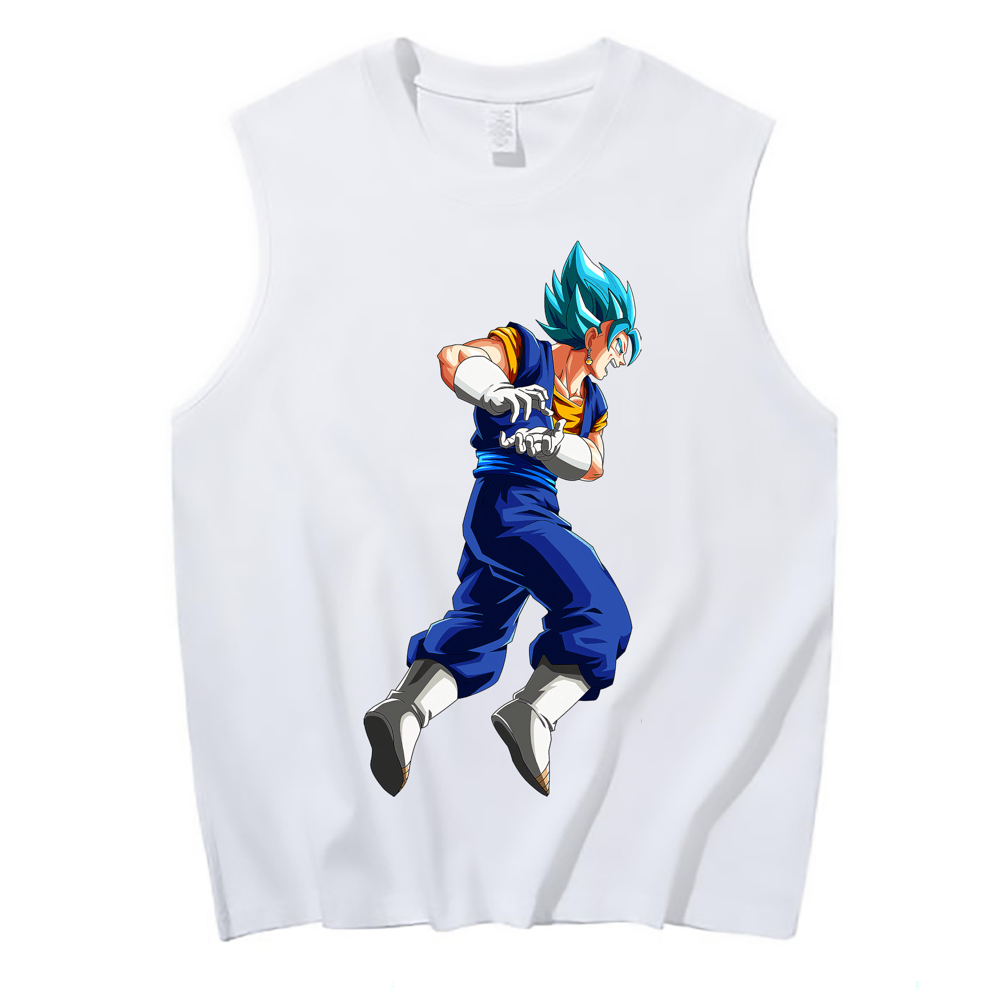 （画像用） ドラゴンボール ベジット DRAGON BALL Vegetto コットン100％タンクトップ（フロントプリント）