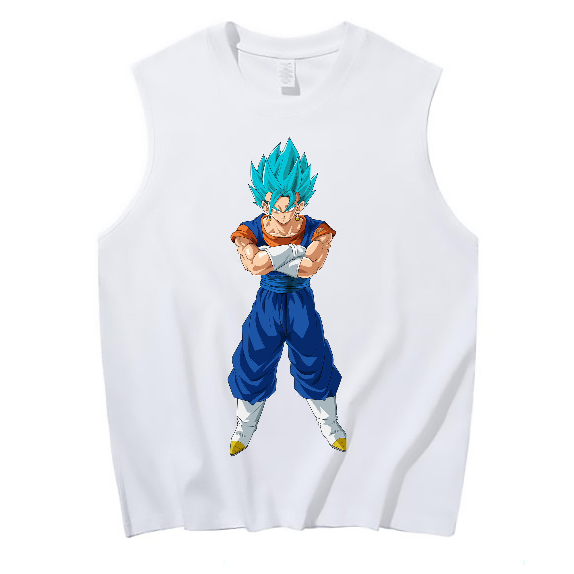 （画像用） ドラゴンボール ベジット DRAGON BALL Vegetto コットン100％タンクトップ（フロントプリント）