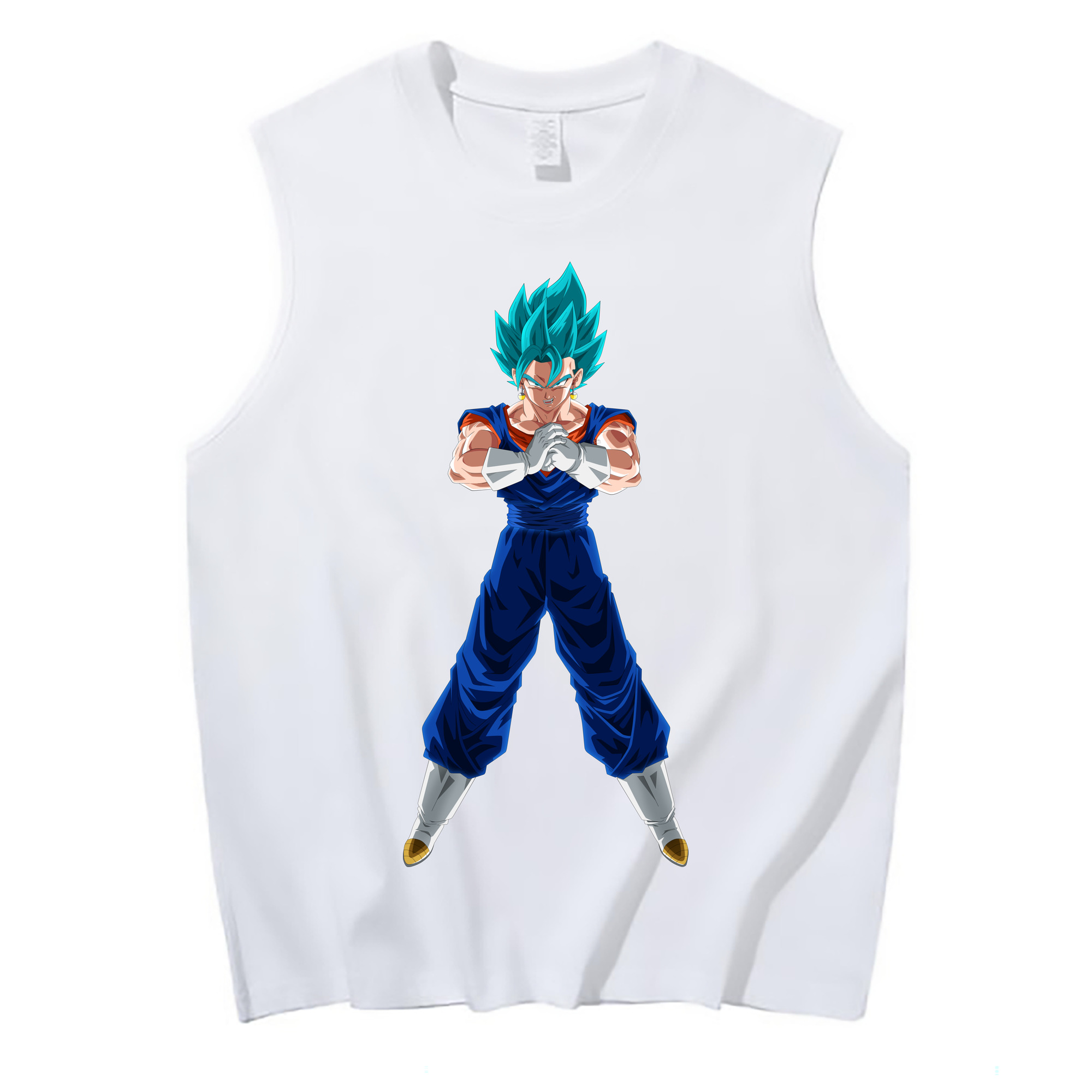 （画像用） ドラゴンボール ベジット DRAGON BALL Vegetto コットン100％タンクトップ（フロントプリント）