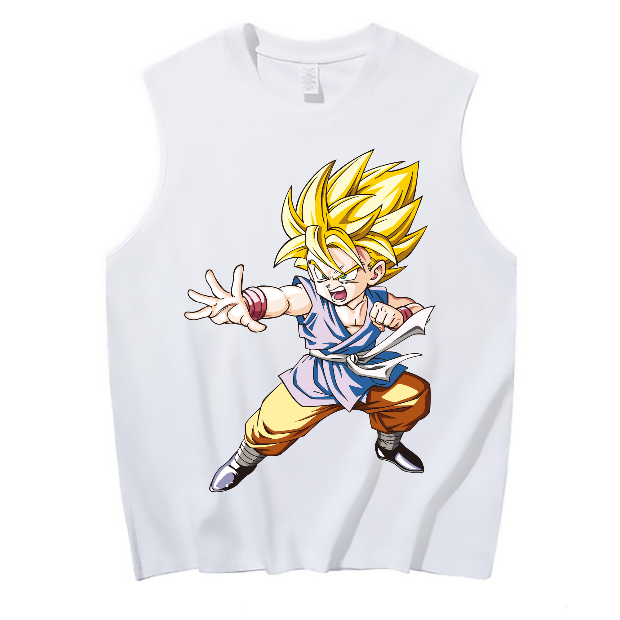 （画像用） ドラゴンボール ベジット DRAGON BALL Vegetto コットン100％タンクトップ（フロントプリント）