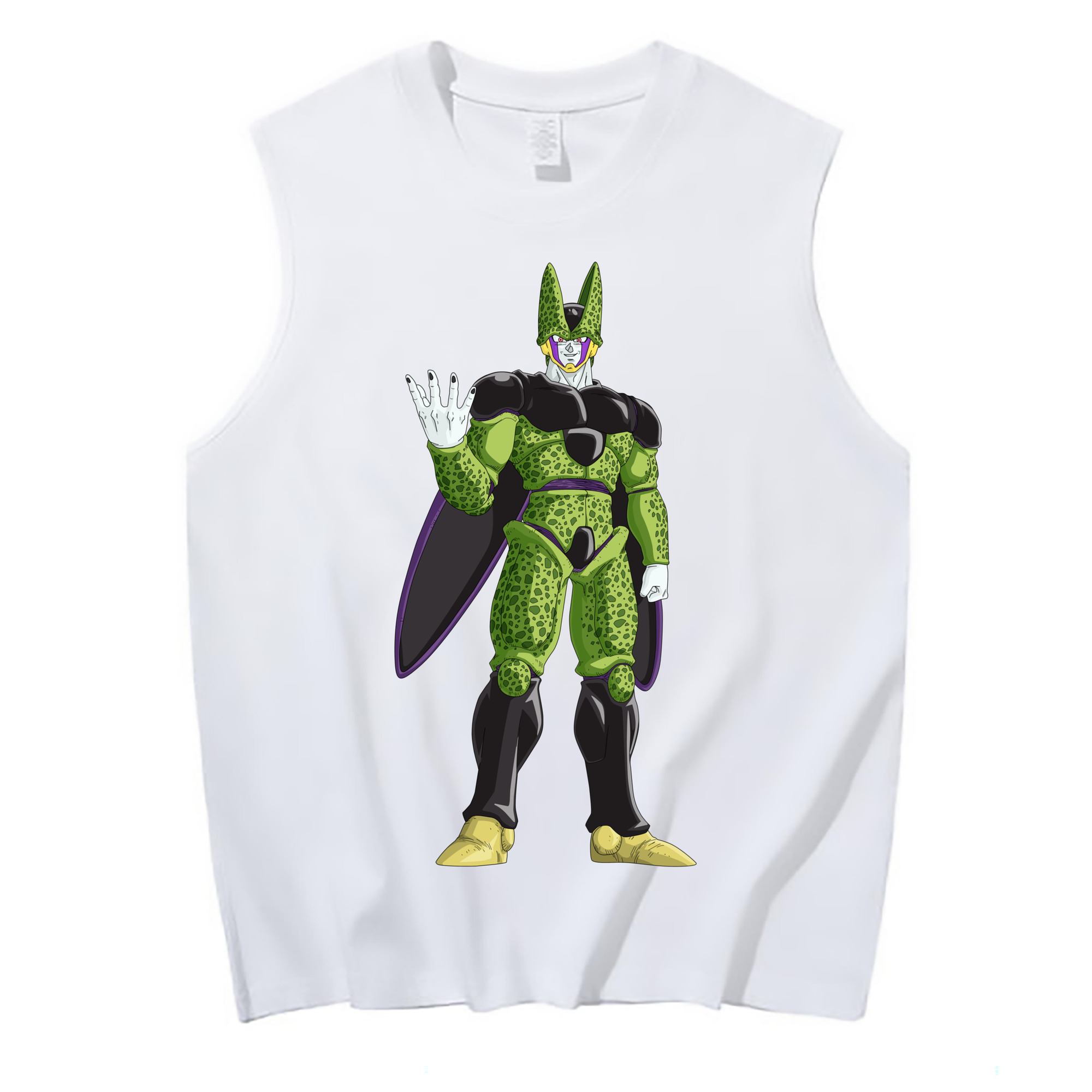 （画像用） ドラゴンボール セル DRAGON BALL Cell コットン100％タンクトップ（フロントプリント）