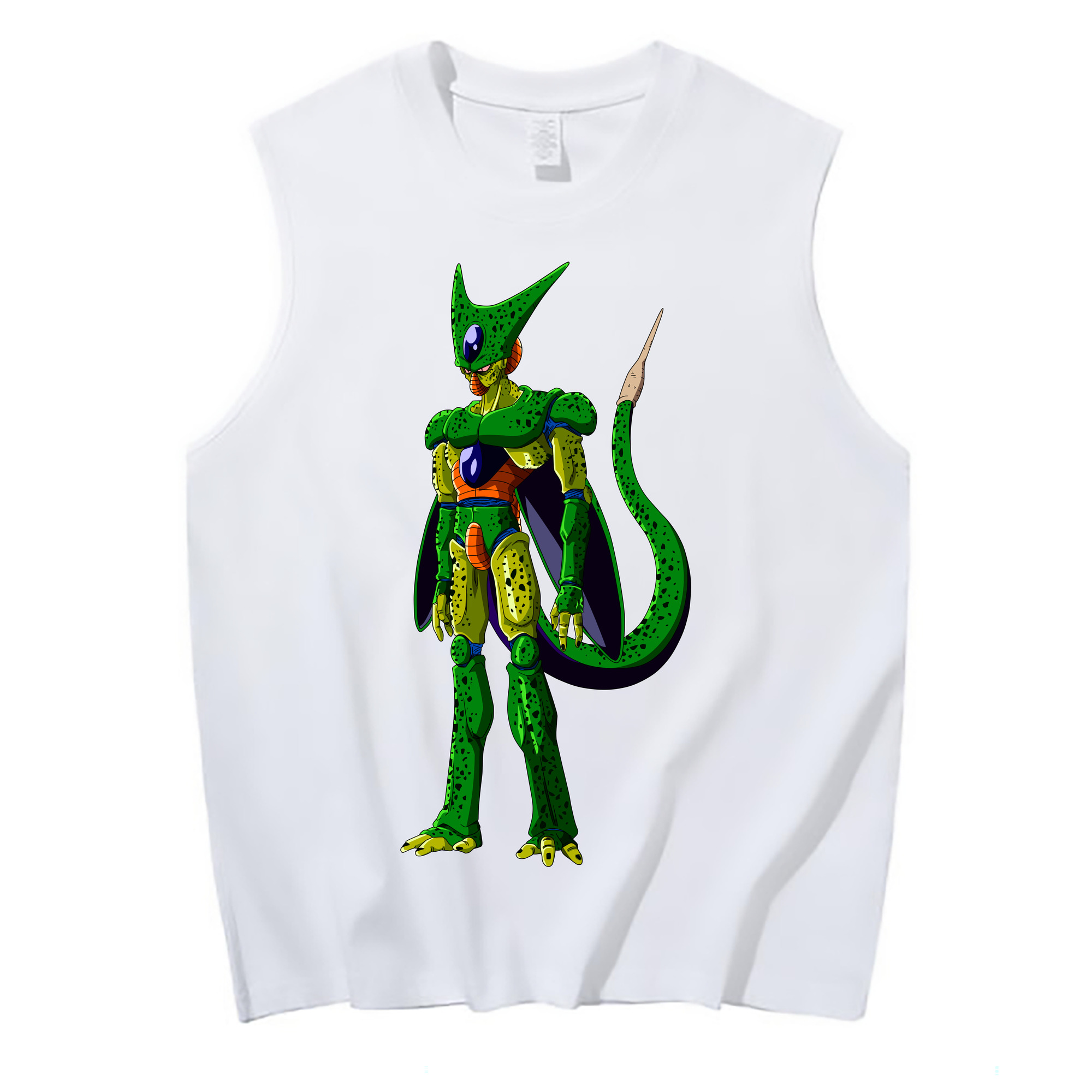 （画像用） ドラゴンボール セル DRAGON BALL Cell コットン100％タンクトップ（フロントプリント）