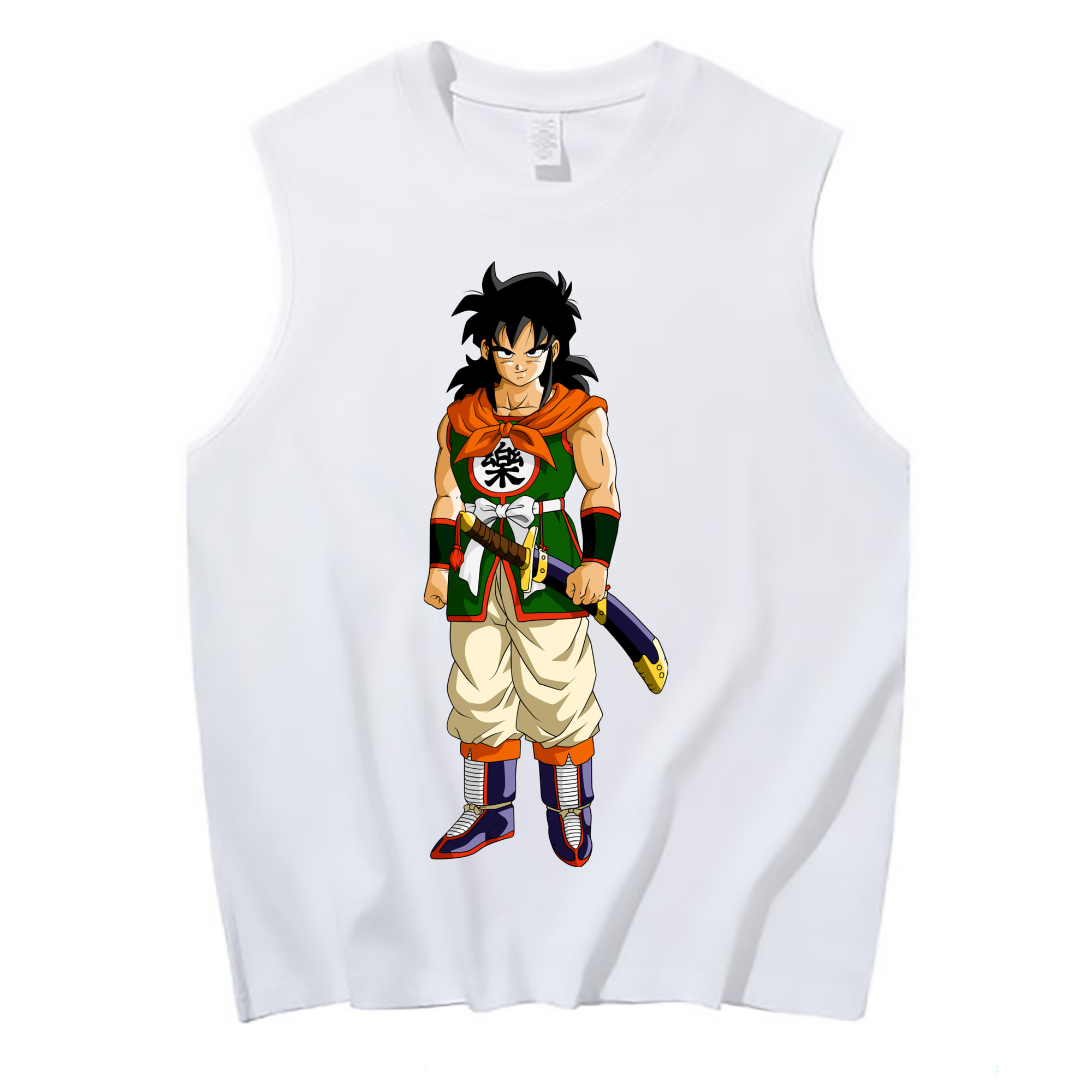 （画像用） ドラゴンボール ヤムチャ DRAGON BALL Yamcha コットン100％タンクトップ（フロントプリント）