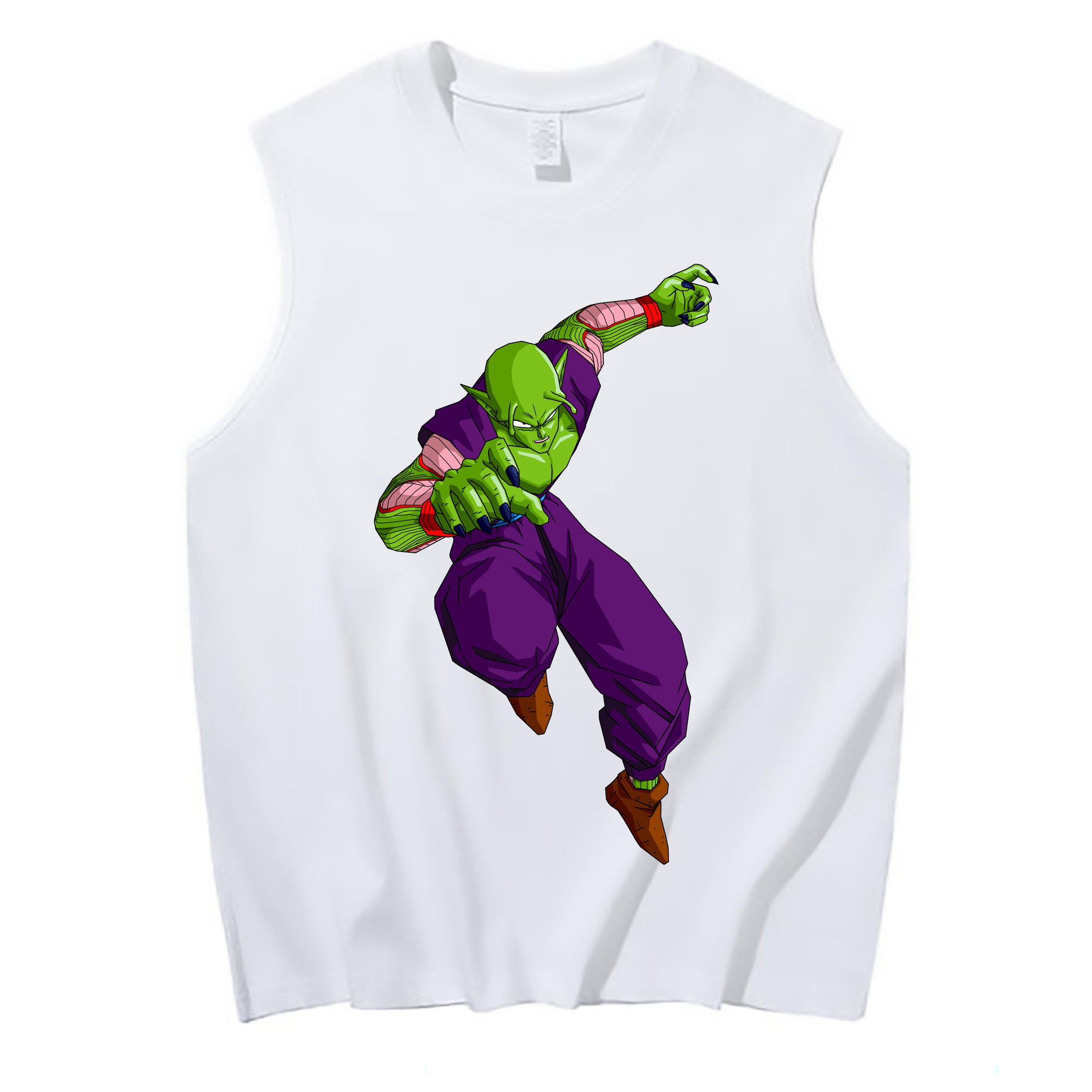 （画像用） ドラゴンボール ピッコロ DRAGON BALL Piccolo コットン100％タンクトップ（フロントプリント）