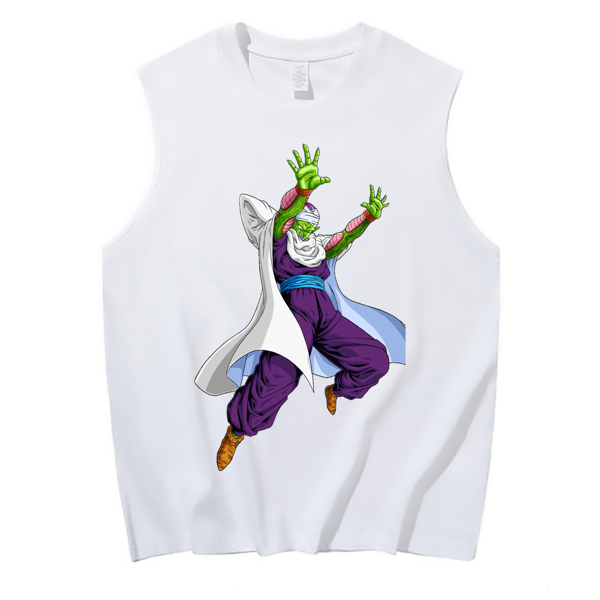 （画像用） ドラゴンボール ピッコロ DRAGON BALL Piccolo コットン100％タンクトップ（フロントプリント）