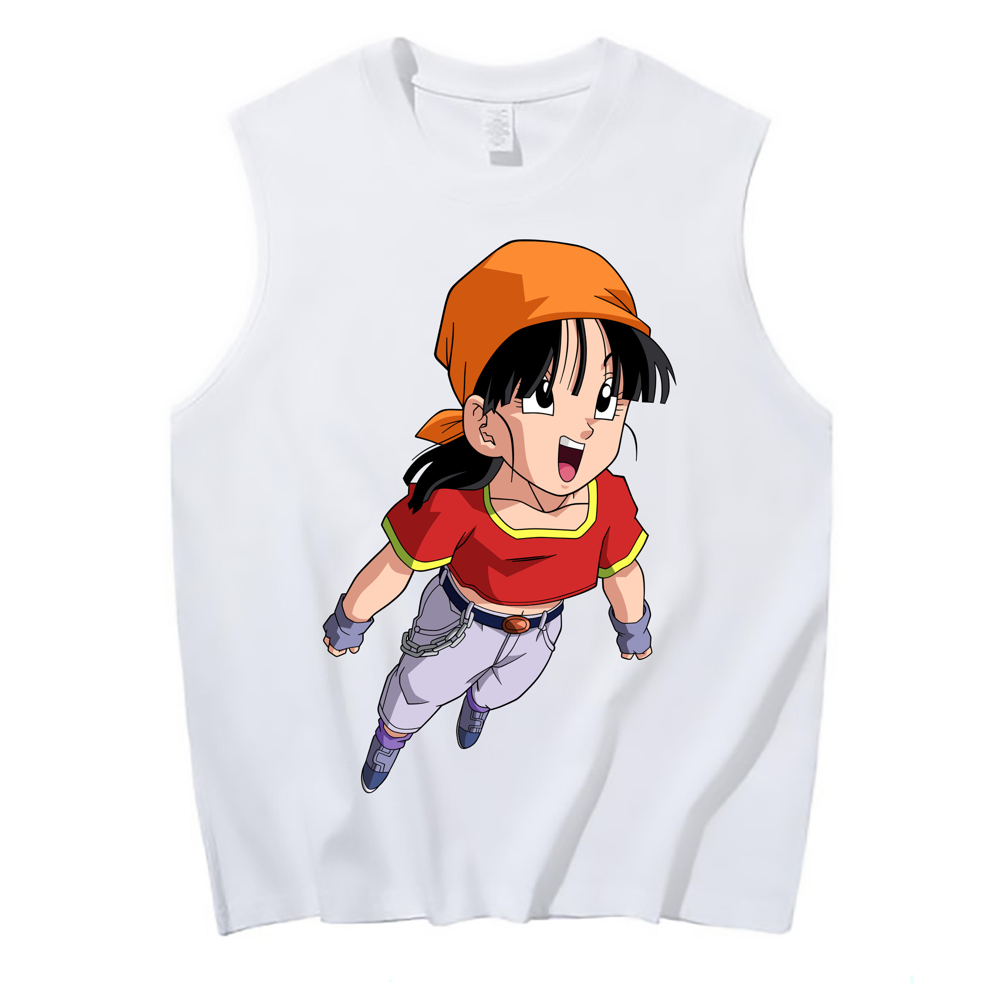 （画像用） ドラゴンボール パン DRAGON BALL Pan コットン100％タンクトップ（フロントプリント）