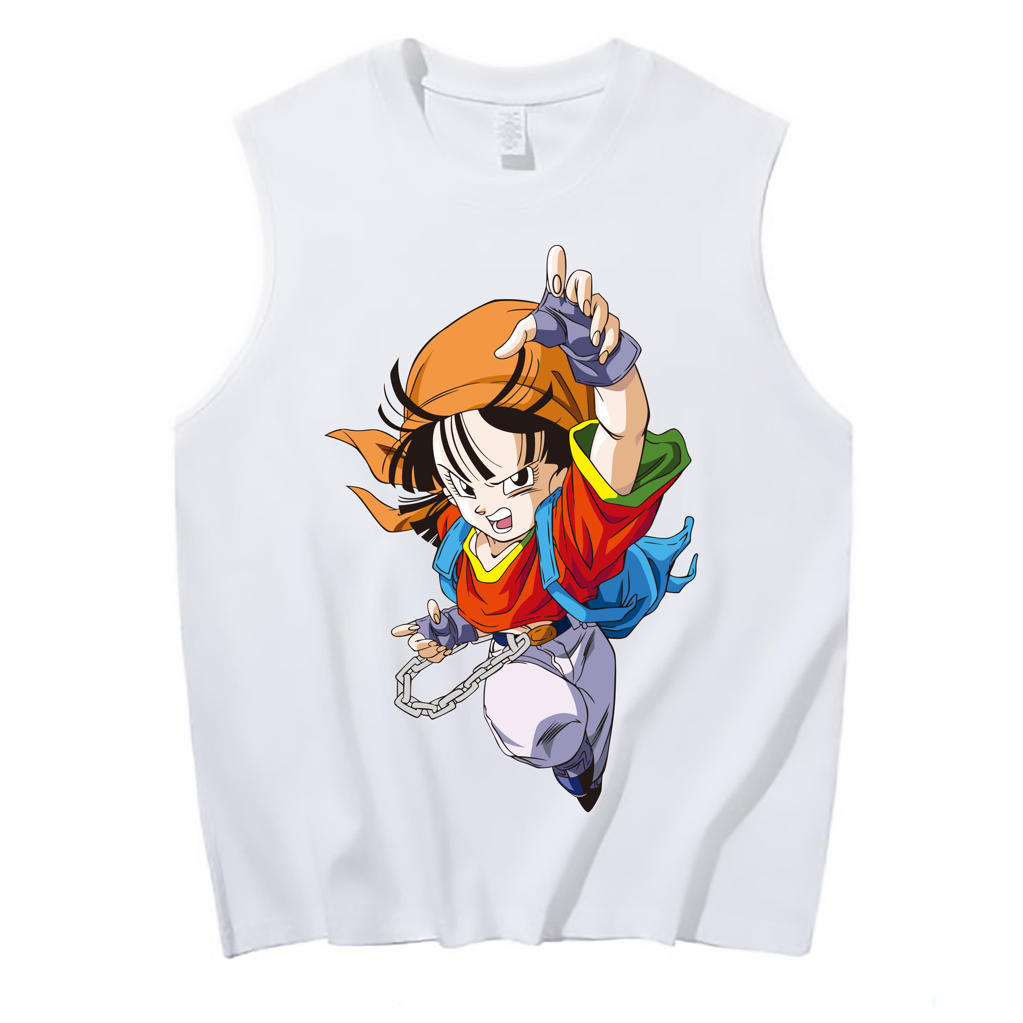 （画像用） ドラゴンボール パン DRAGON BALL Pan コットン100％タンクトップ（フロントプリント）