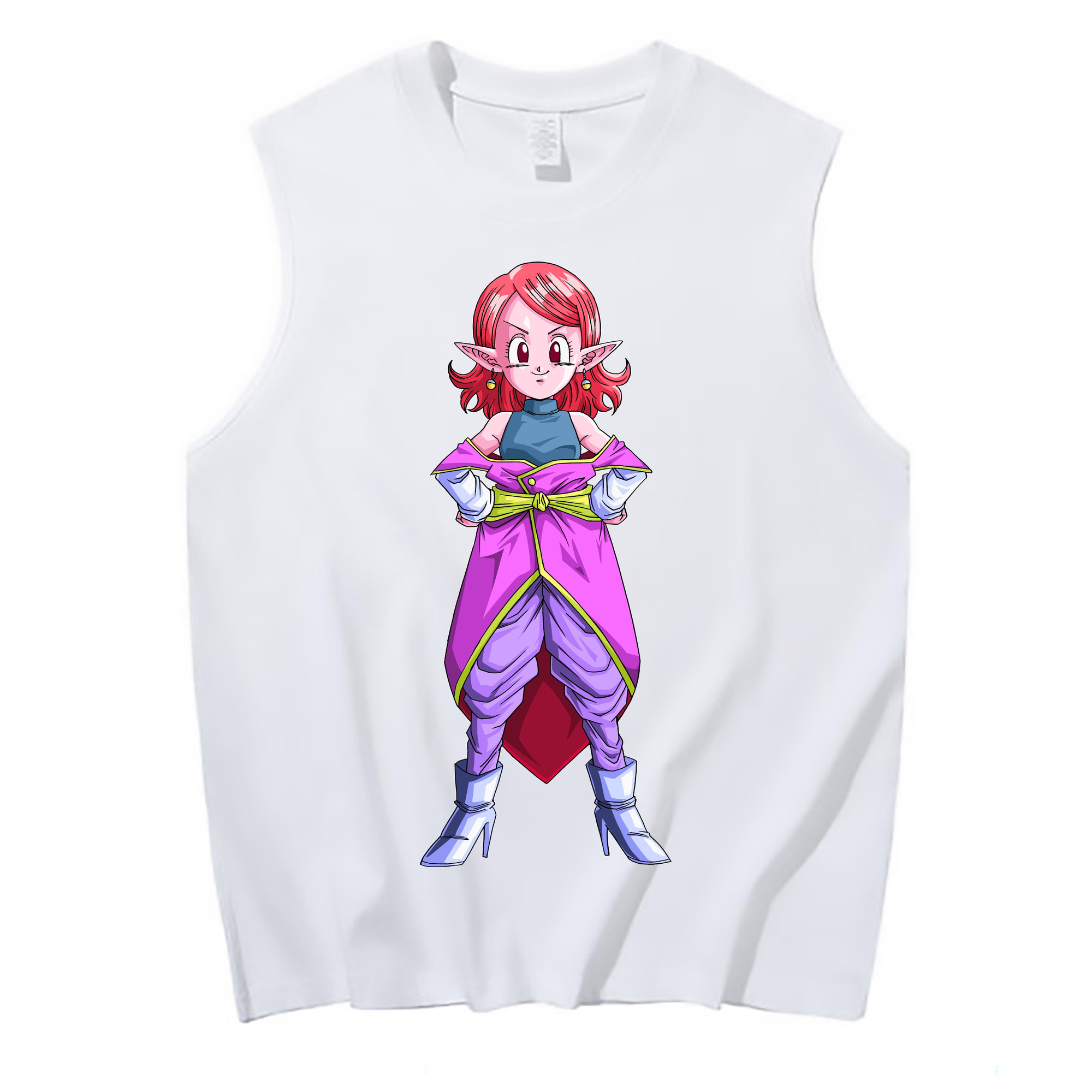 （画像用） ドラゴンボール DRAGON BALL コットン100％タンクトップ（フロントプリント）