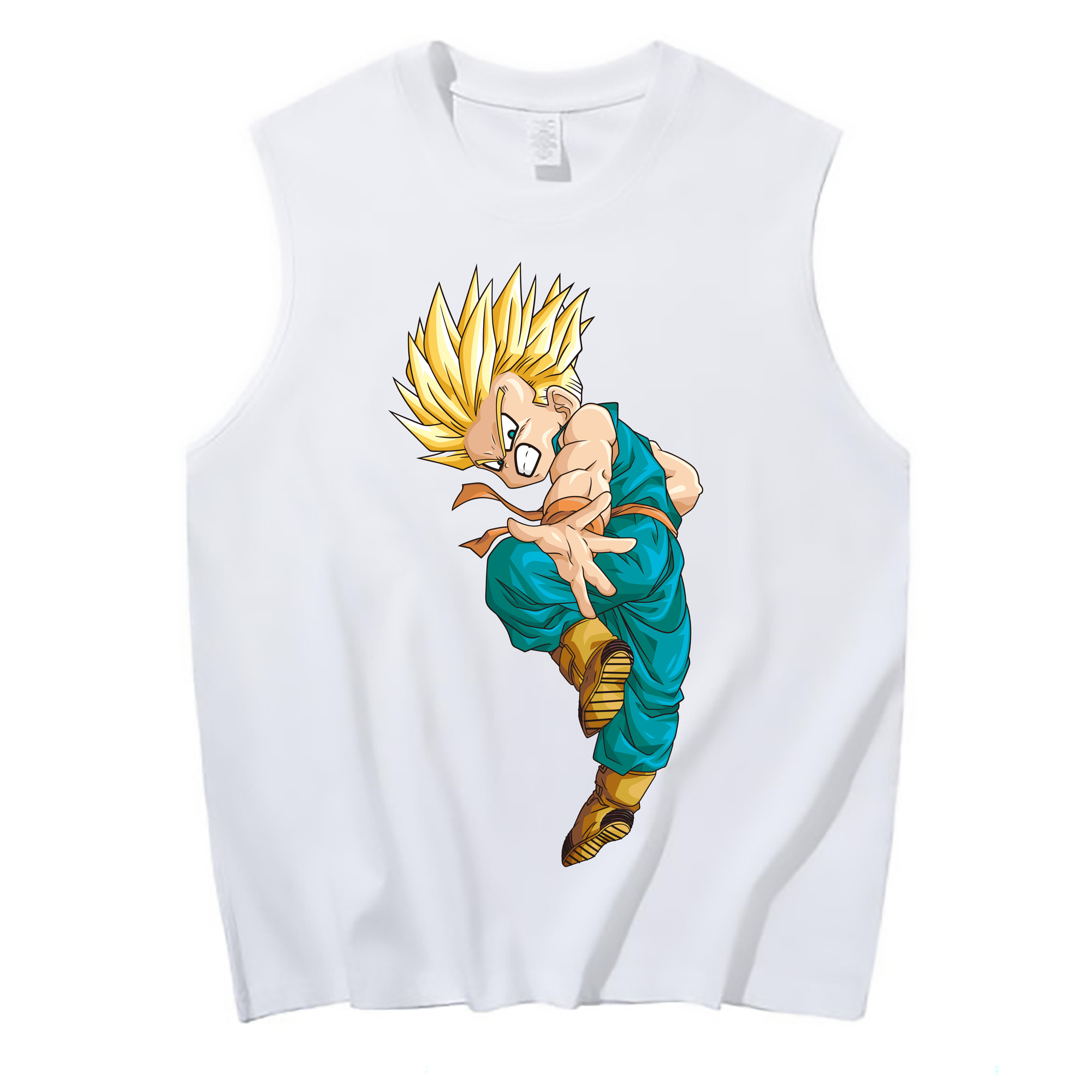 （画像用） ドラゴンボール DRAGON BALL コットン100％タンクトップ（フロントプリント）
