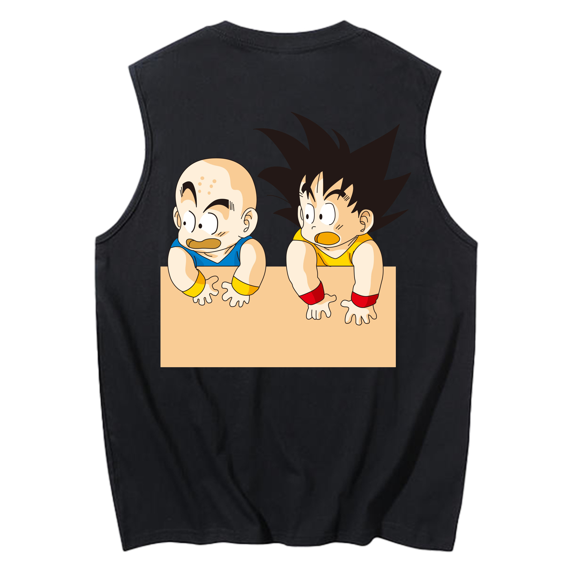 （画像用） ドラゴンボール 孫悟空（そん ごくう）Son Goku カカロット DRAGON BALL Kakarotto コットン100％タンクトップ（背面プリント）