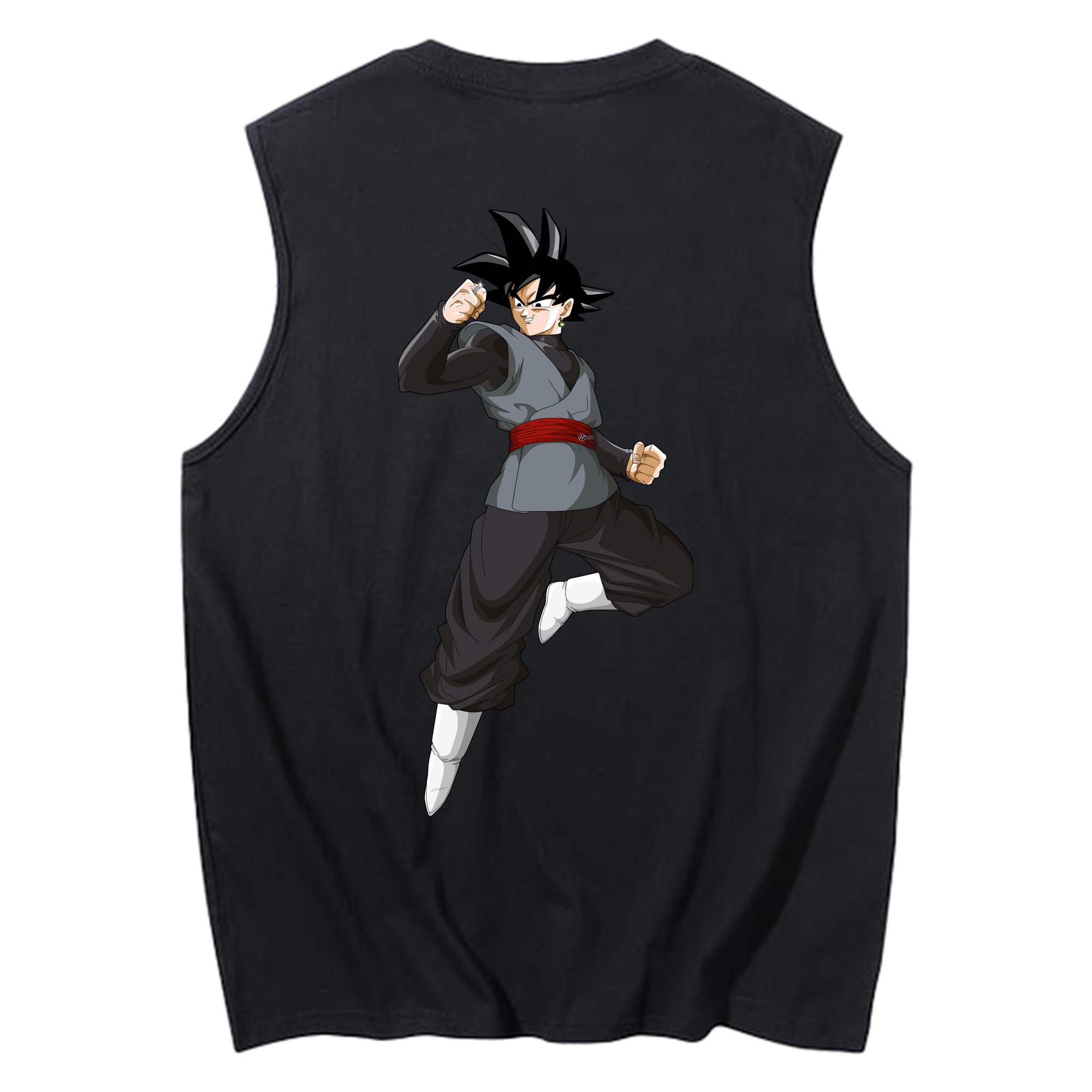 （画像用） ドラゴンボール ベジータ四世（Bejīta Yonsei）DRAGON BALL Vegeta IV コットン100％タンクトップ（背面プリント）