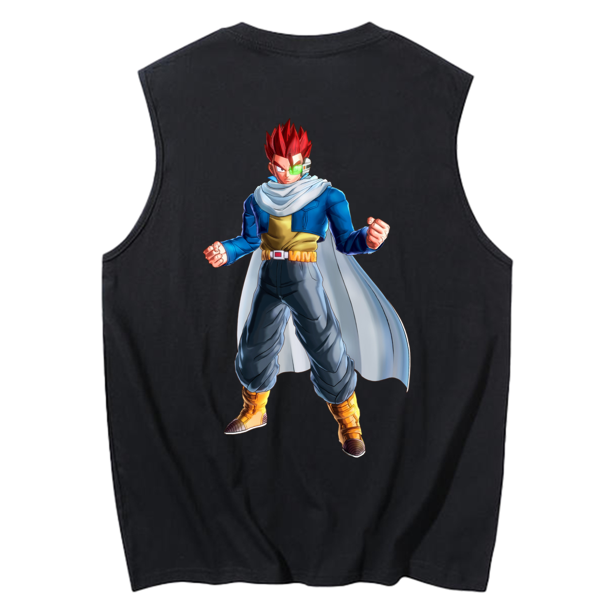 （画像用） ドラゴンボール 孫 悟飯（そんごはん）DRAGON BALL Son Gohan コットン100％タンクトップ（背面プリント）