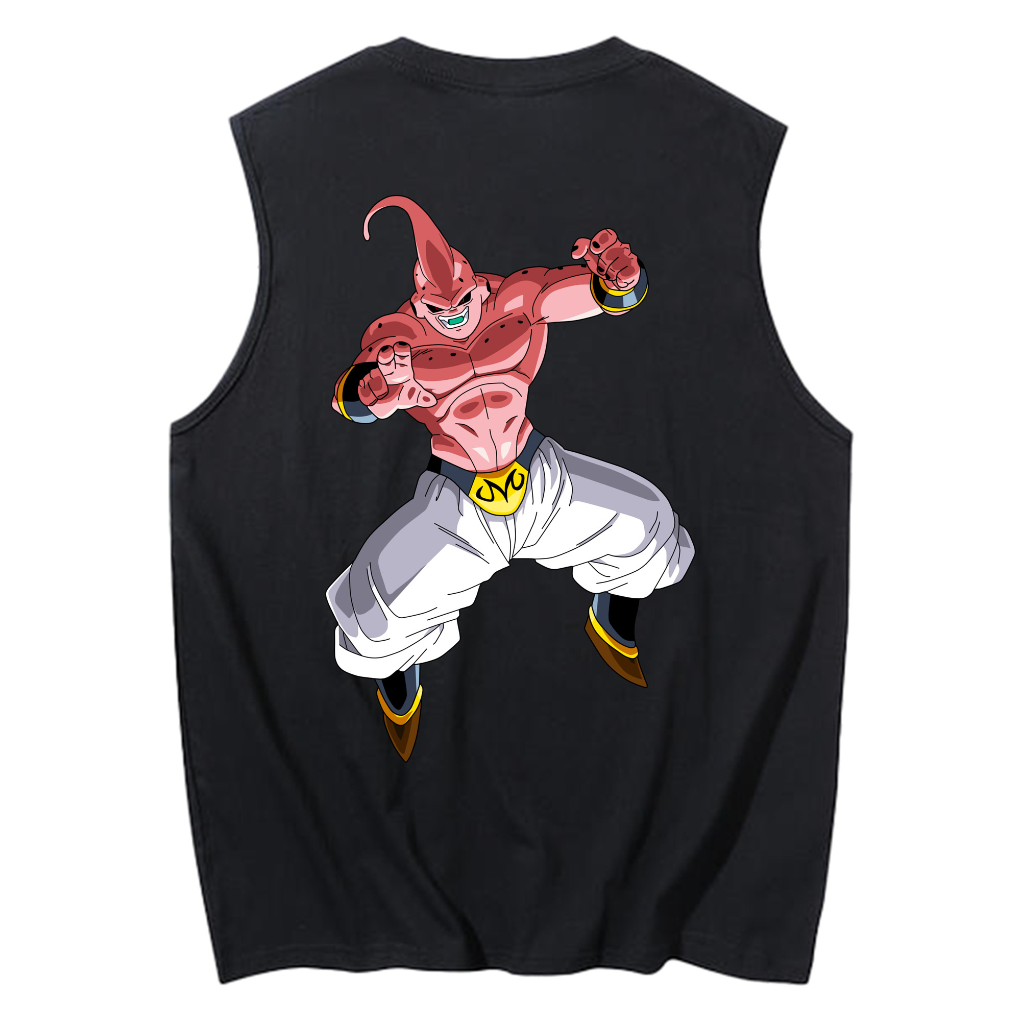 （画像用） ドラゴンボール 魔人ブウ DRAGON BALL Majin Buu コットン100％タンクトップ（背面プリント）