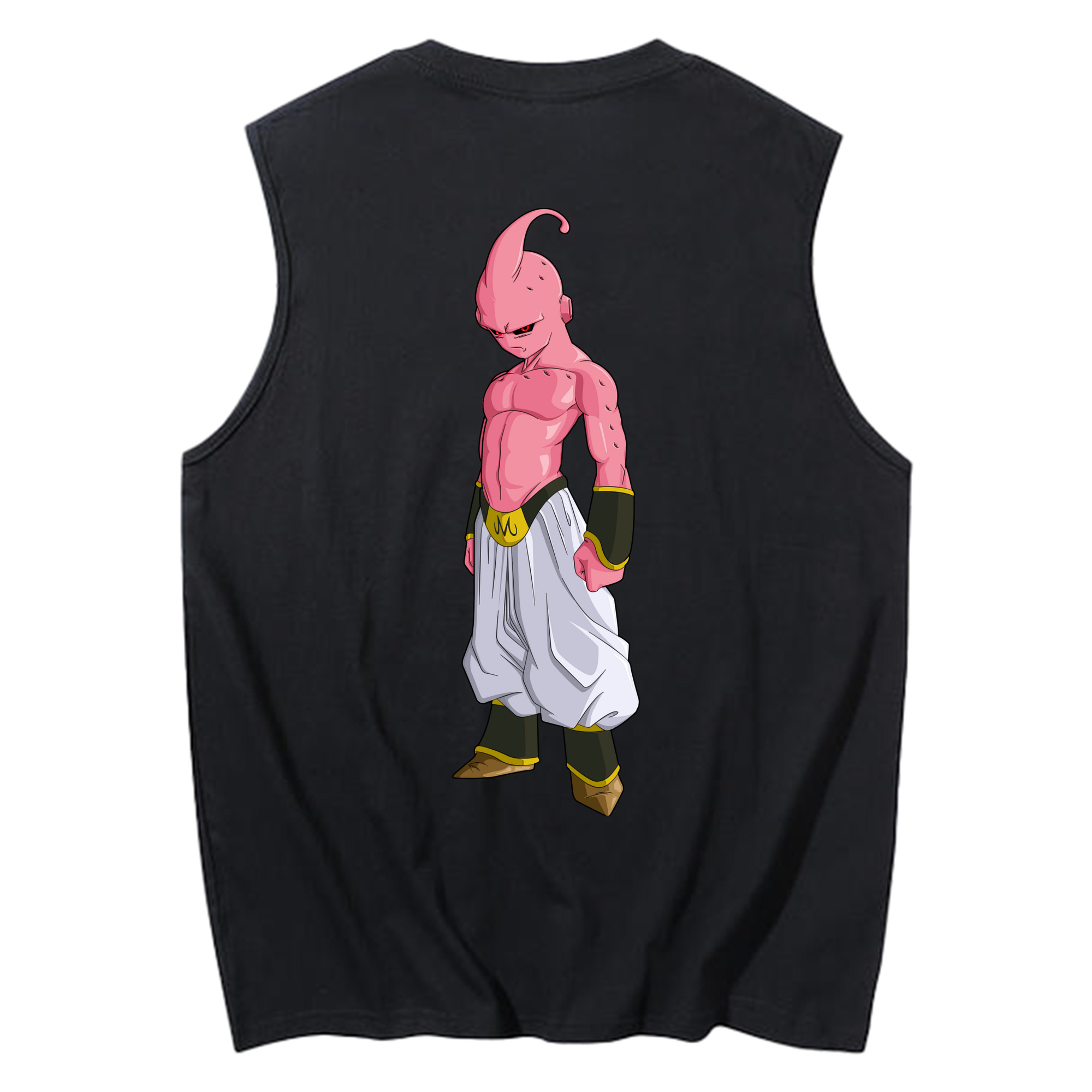 （画像用） ドラゴンボール 魔人ブウ DRAGON BALL Majin Buu コットン100％タンクトップ（背面プリント）