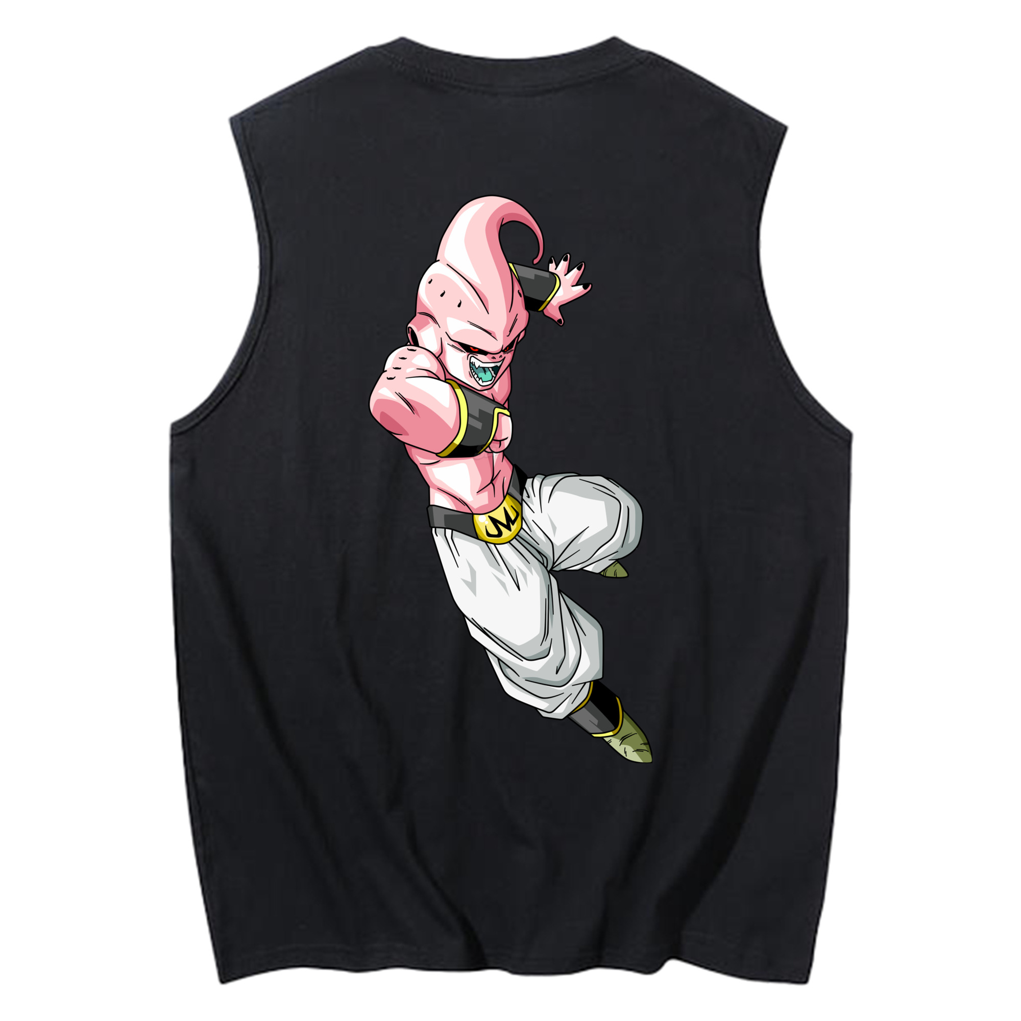 （画像用） ドラゴンボール 魔人ブウ DRAGON BALL Majin Buu コットン100％タンクトップ（背面プリント）