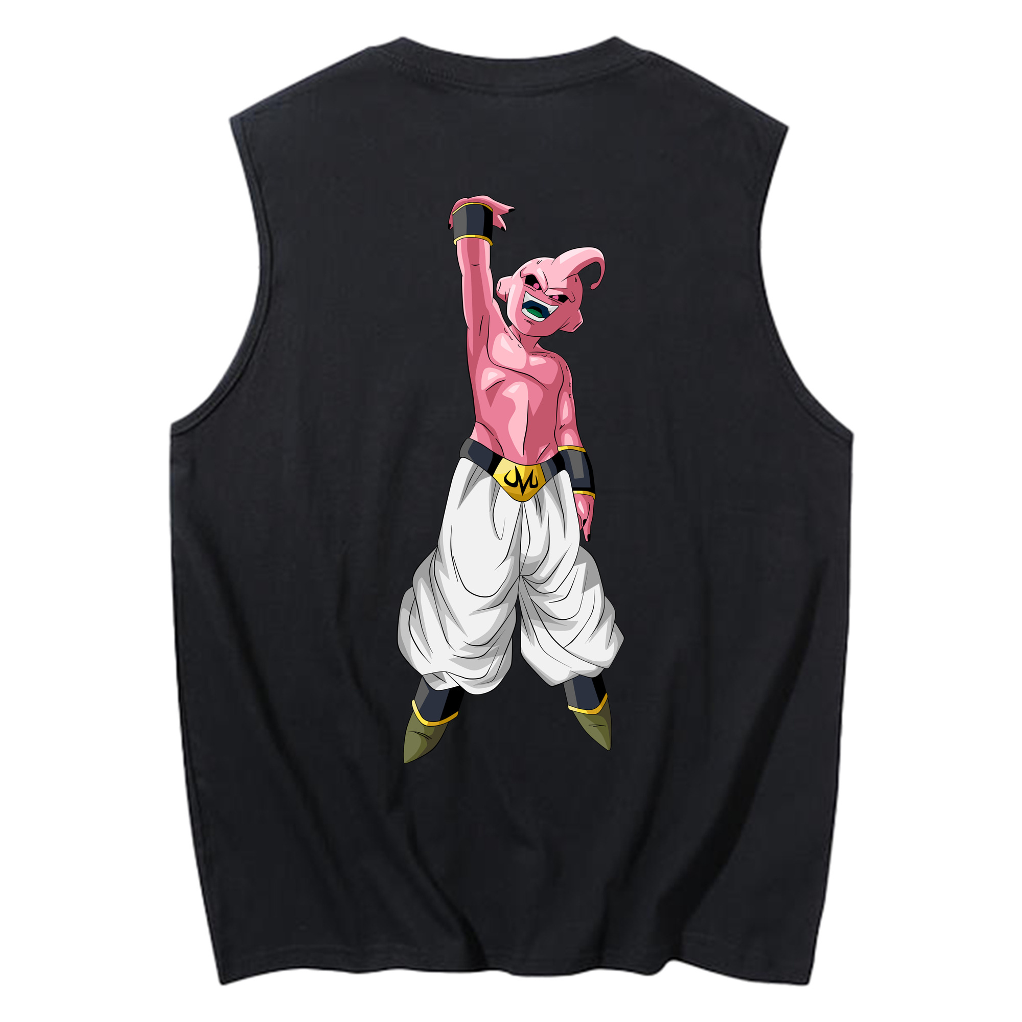 （画像用） ドラゴンボール 魔人ブウ DRAGON BALL Majin Buu コットン100％タンクトップ（背面プリント）