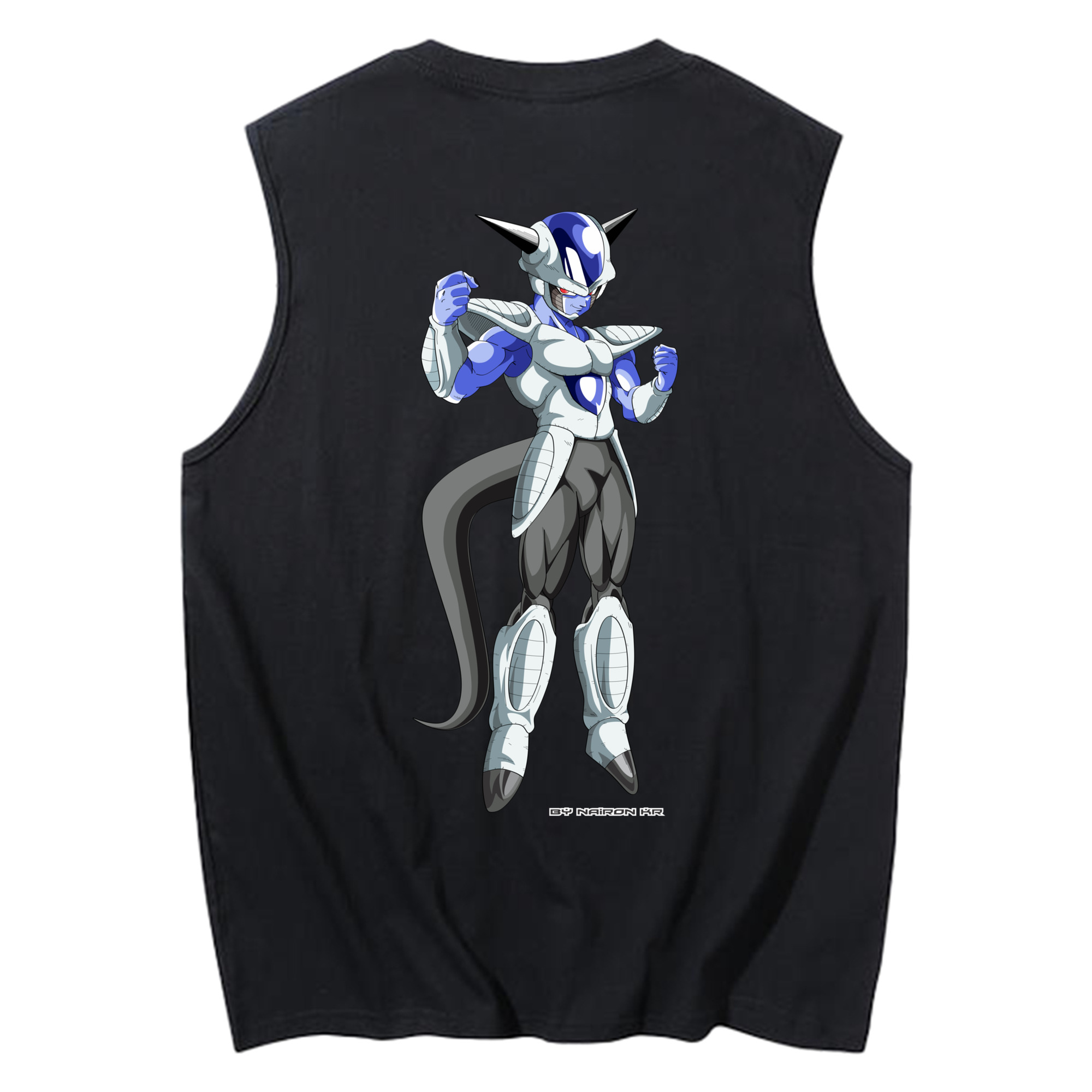 （画像用） ドラゴンボール フリーザ DRAGON BALL Frieza コットン100％タンクトップ（背面プリント）