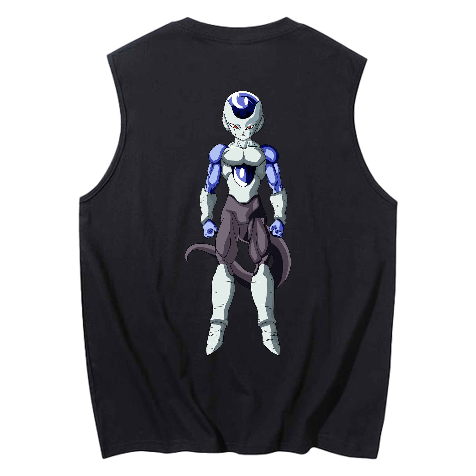 （画像用） ドラゴンボール フリーザ DRAGON BALL Frieza コットン100％タンクトップ（背面プリント）