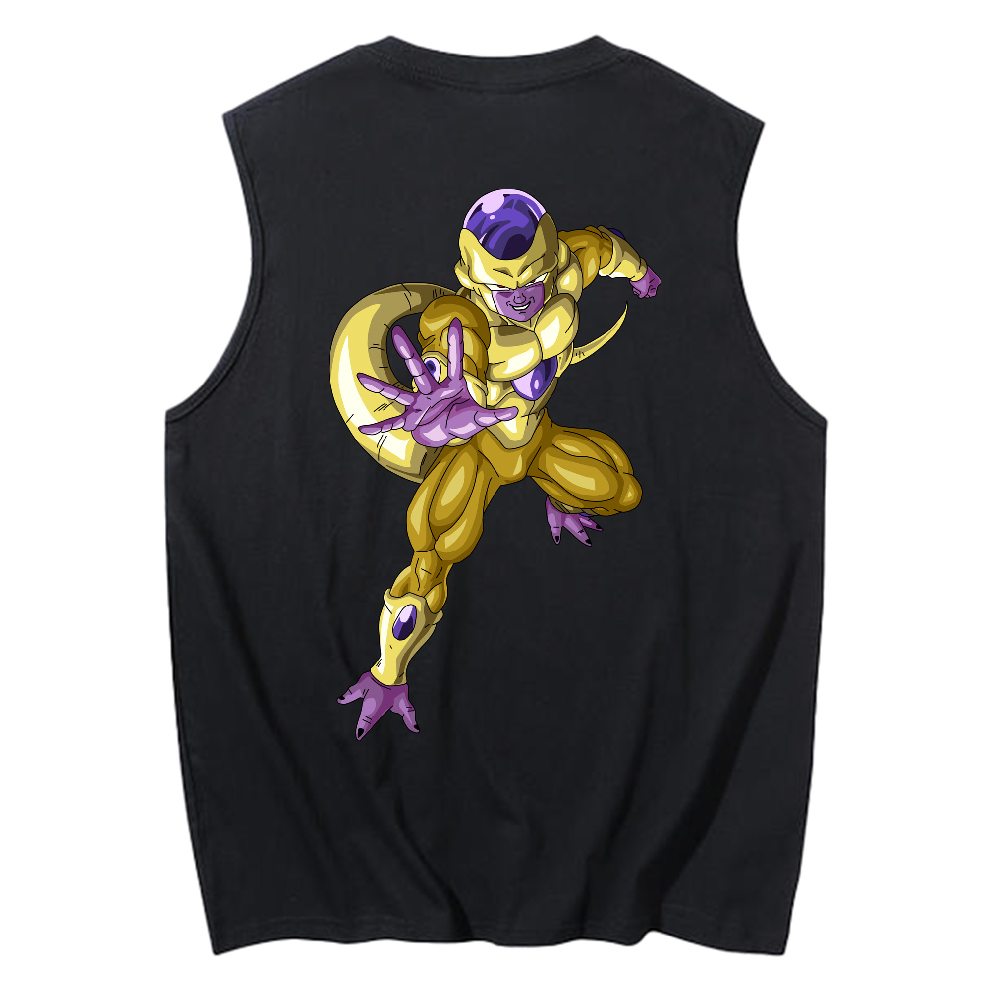 （画像用） ドラゴンボール フリーザ DRAGON BALL Frieza コットン100％タンクトップ（背面プリント）