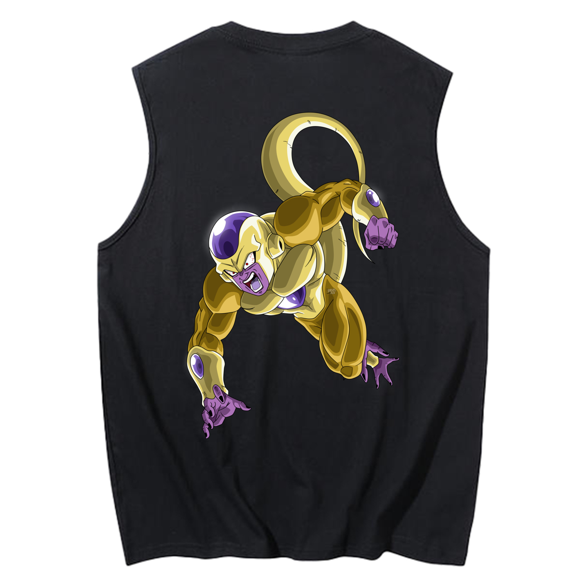 （画像用） ドラゴンボール フリーザ DRAGON BALL Frieza コットン100％タンクトップ（背面プリント）
