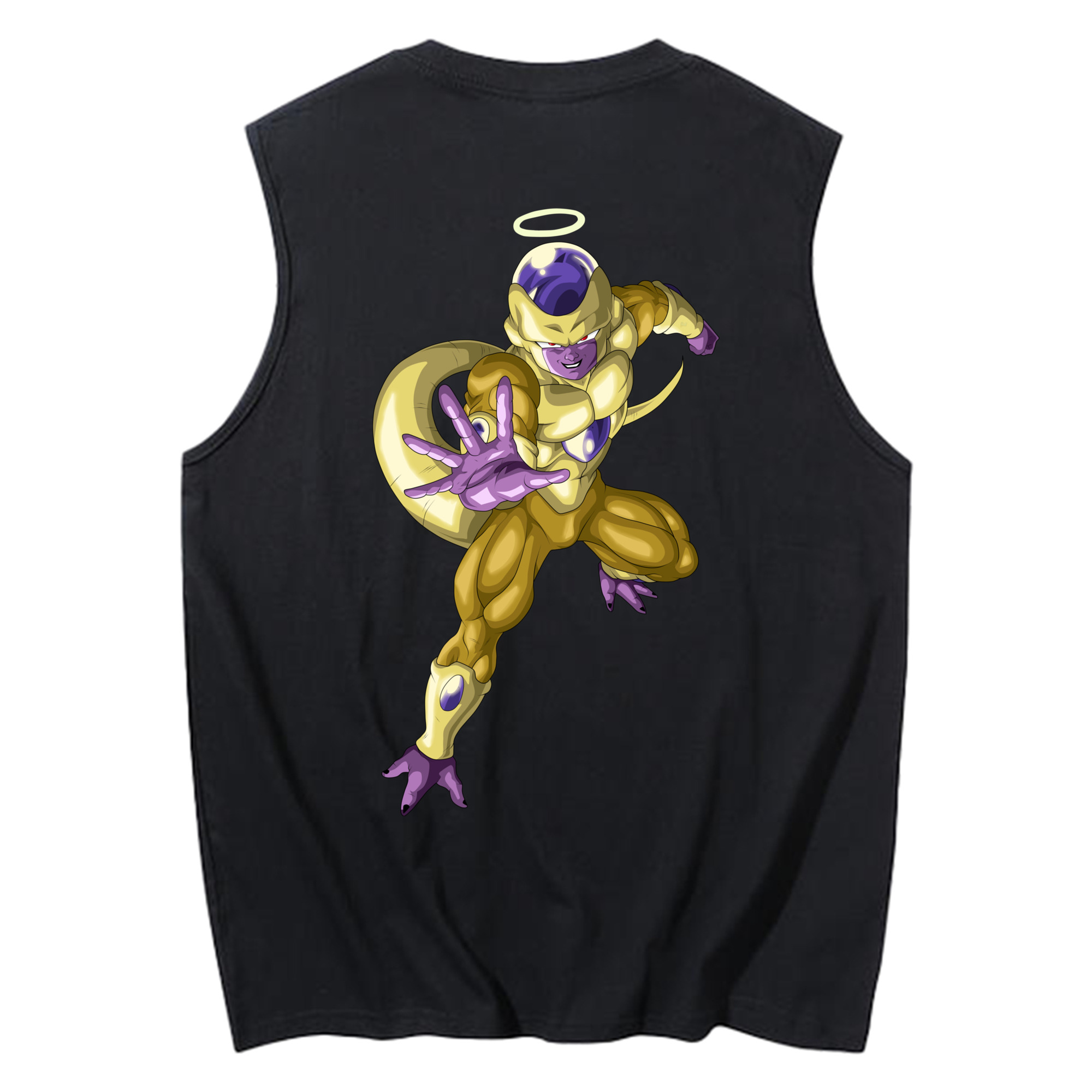 （画像用） ドラゴンボール フリーザ DRAGON BALL Frieza コットン100％タンクトップ（背面プリント）