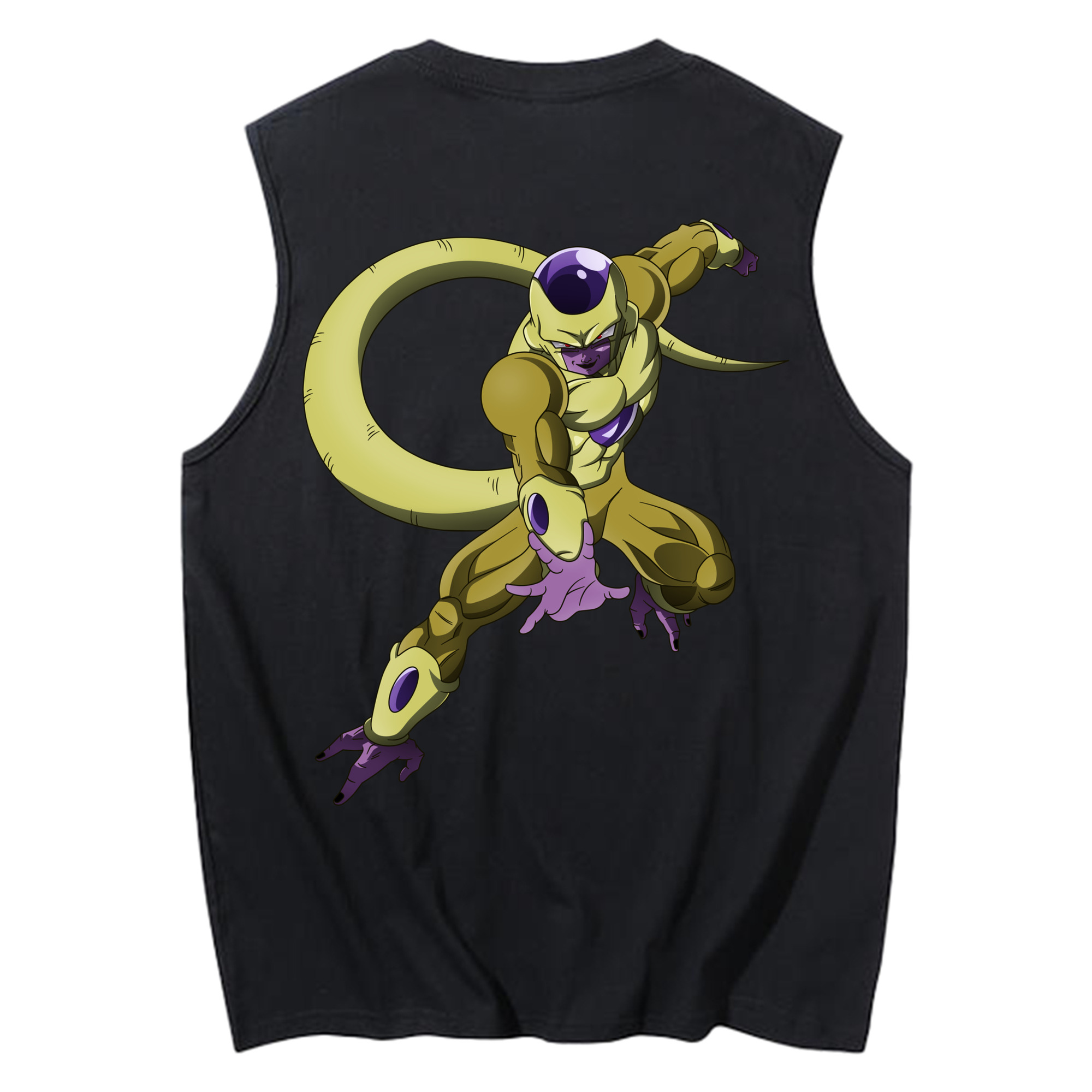 （画像用） ドラゴンボール フリーザ DRAGON BALL Frieza コットン100％タンクトップ（背面プリント）