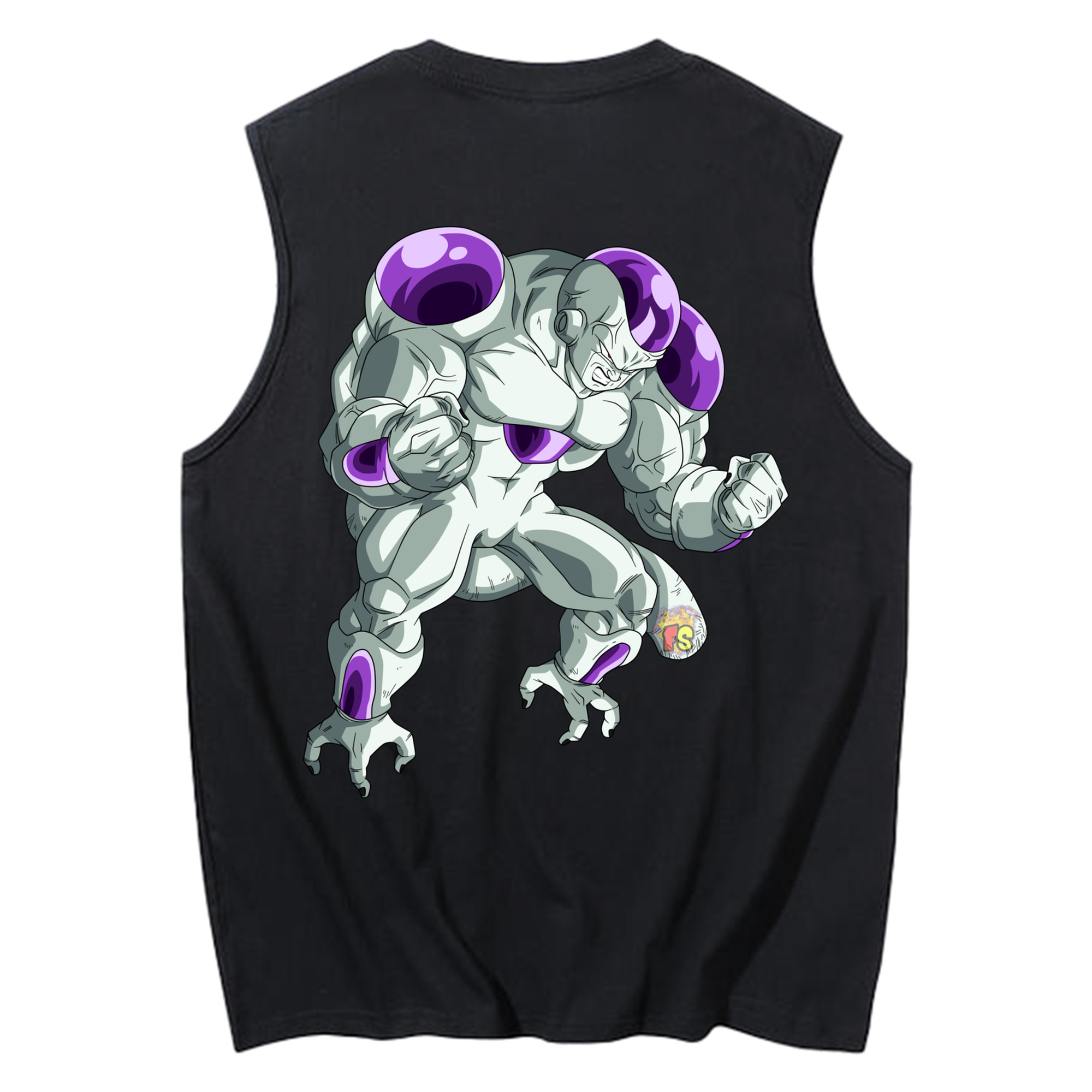 （画像用） ドラゴンボール フリーザ DRAGON BALL Frieza コットン100％タンクトップ（背面プリント）