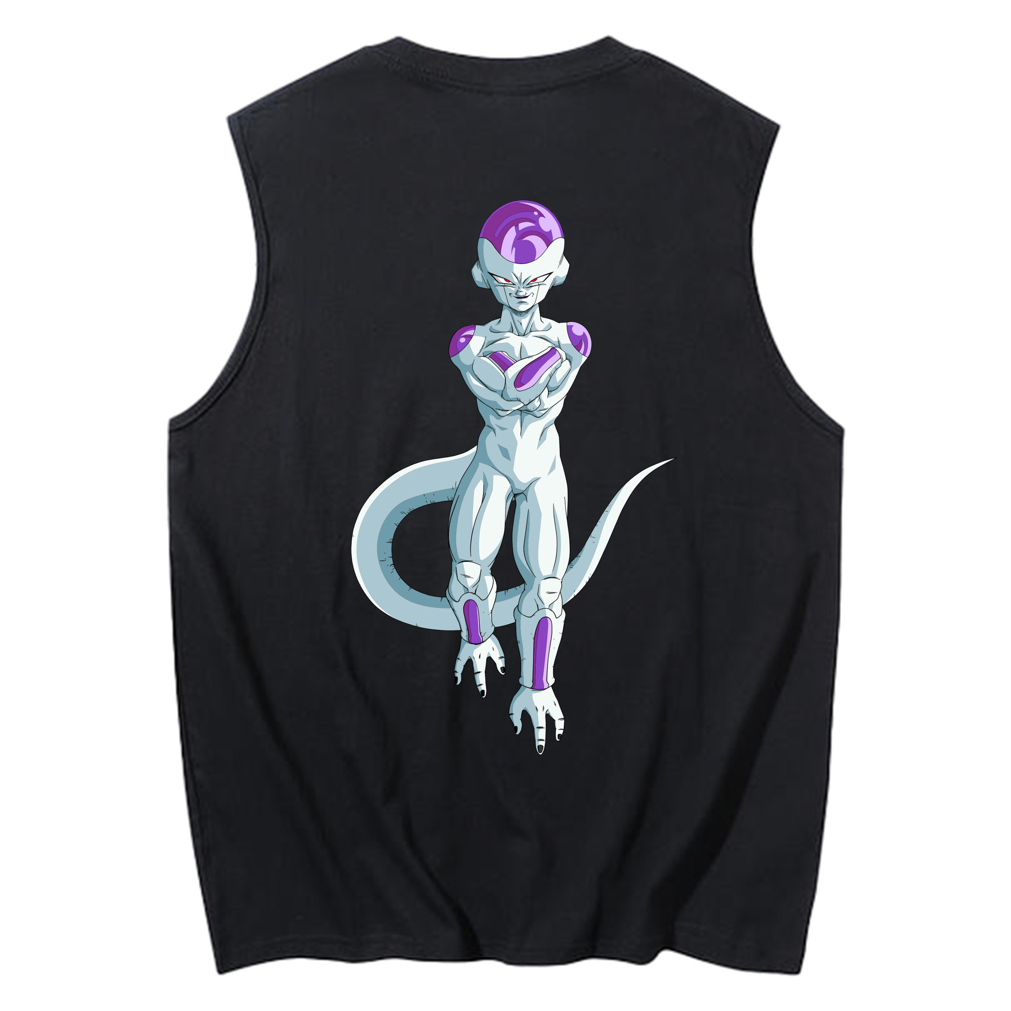 （画像用） ドラゴンボール フリーザ DRAGON BALL Frieza コットン100％タンクトップ（背面プリント）