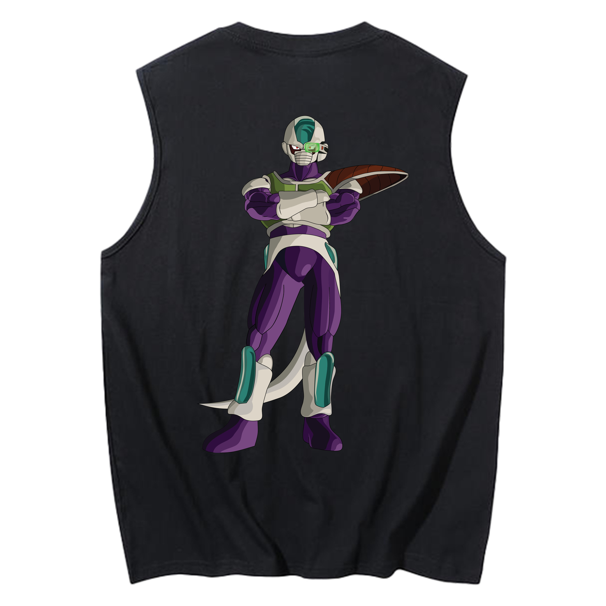 （画像用） ドラゴンボール フリーザ DRAGON BALL Frieza コットン100％タンクトップ（背面プリント）