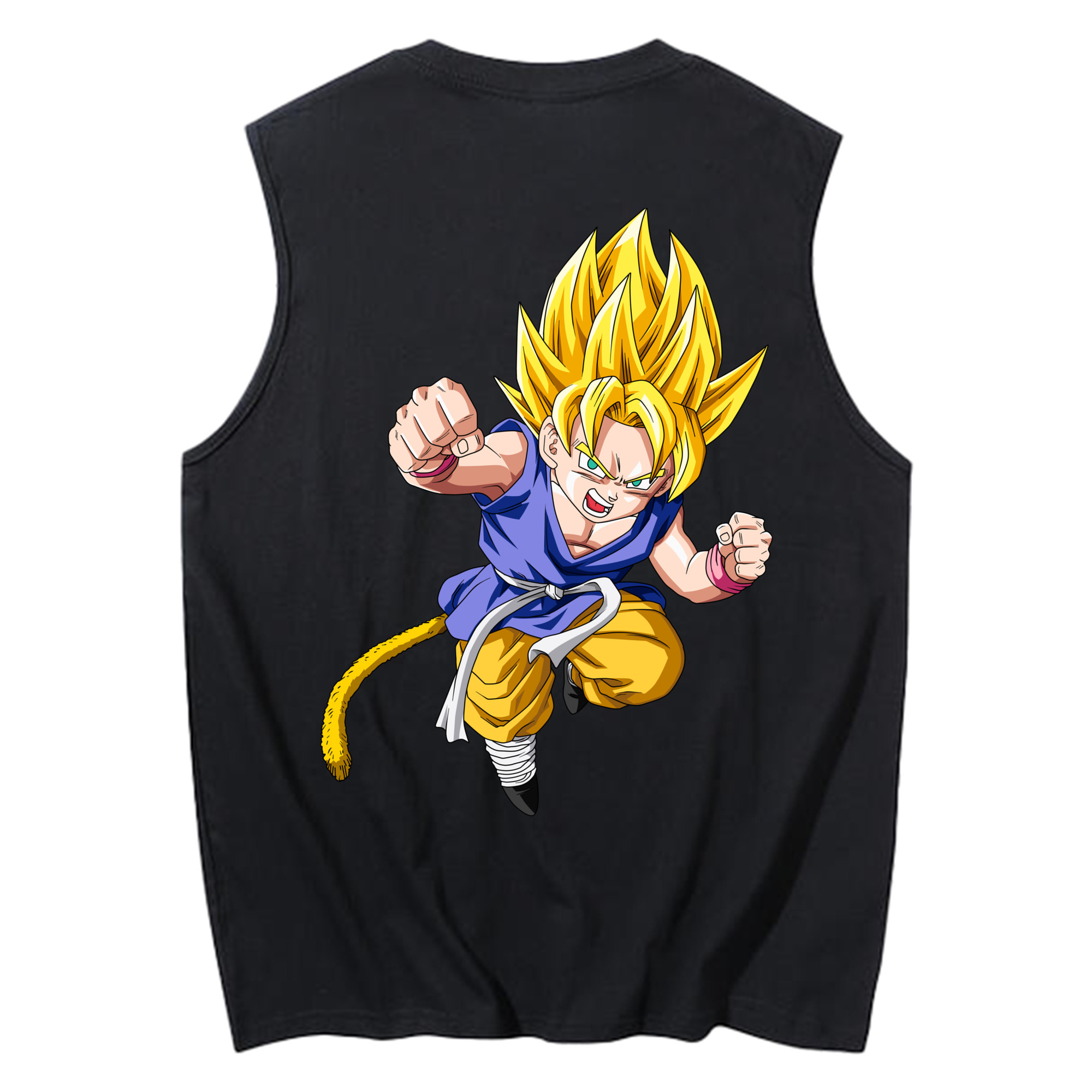 （画像用） ドラゴンボール ベジット DRAGON BALL Vegetto コットン100％タンクトップ（背面プリント）