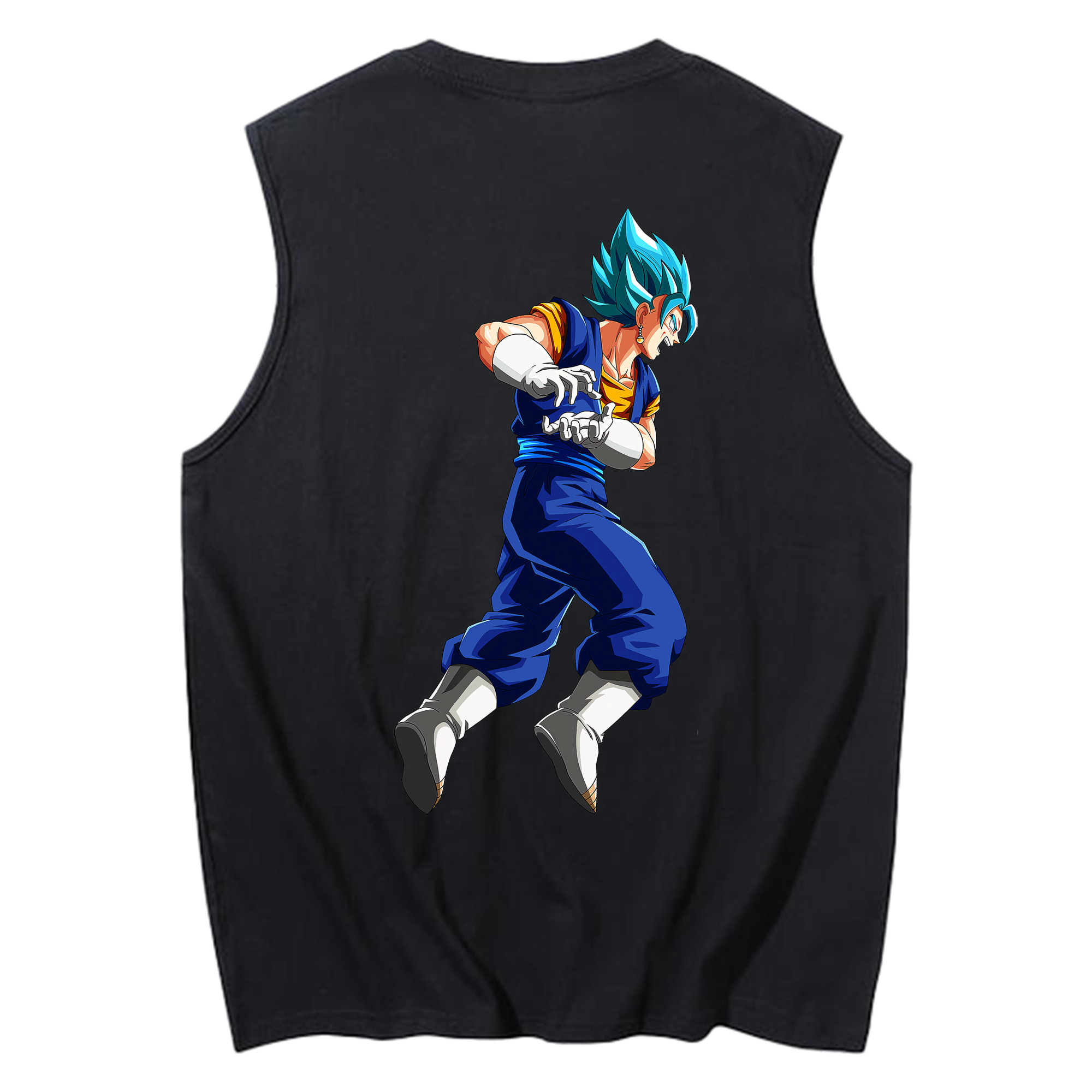 （画像用） ドラゴンボール ベジット DRAGON BALL Vegetto コットン100％タンクトップ（背面プリント）